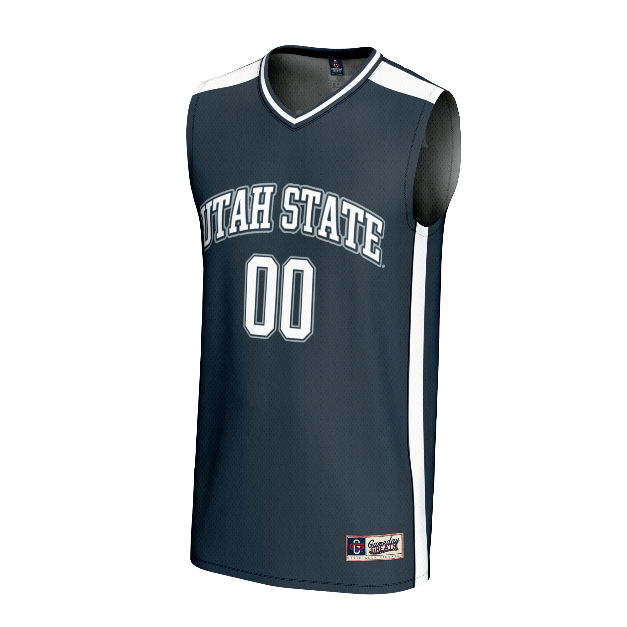 Utah Aggies NIL NBA Jersey Navy NBA Men Fan Wear Utah Aggies NIL