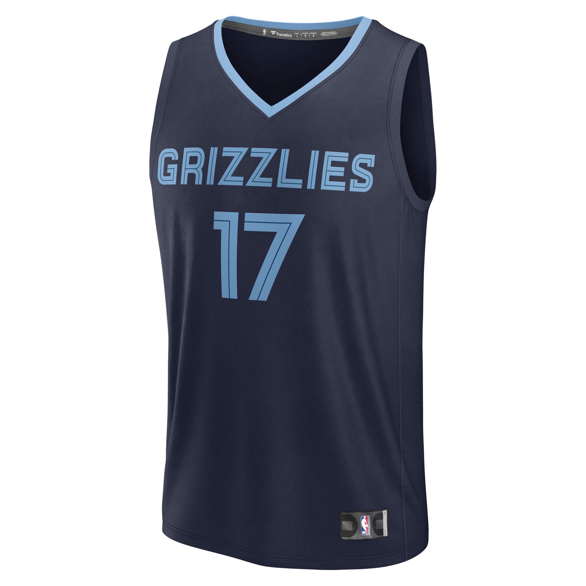 Yuki Kawamura Memphis Grizzlies Fast Break Jersey Navy NBA Men Fan Wear
