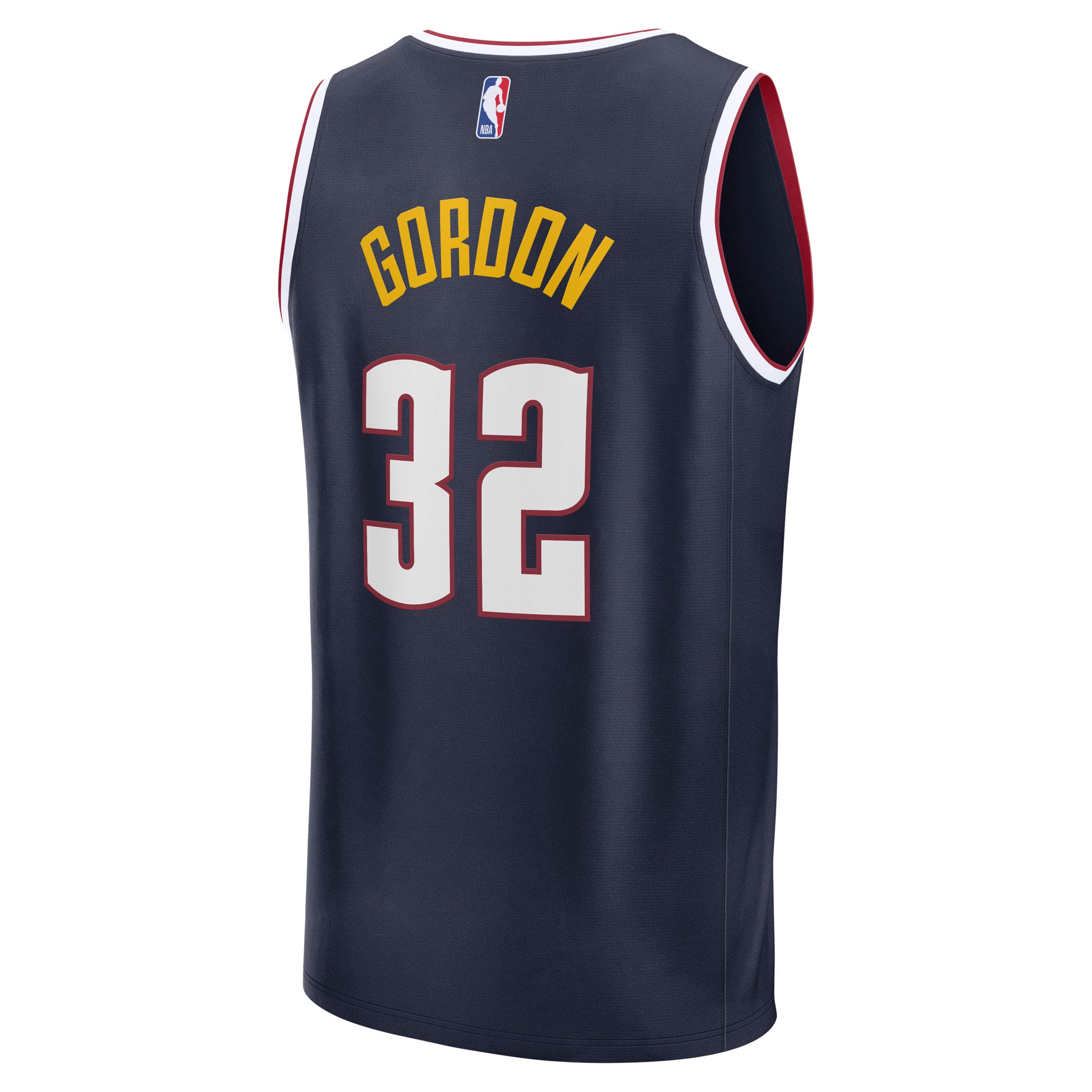 Aaron Gordon Denver Nuggets Jersey Navy NBA Men Fan Wear Aaron Gordon