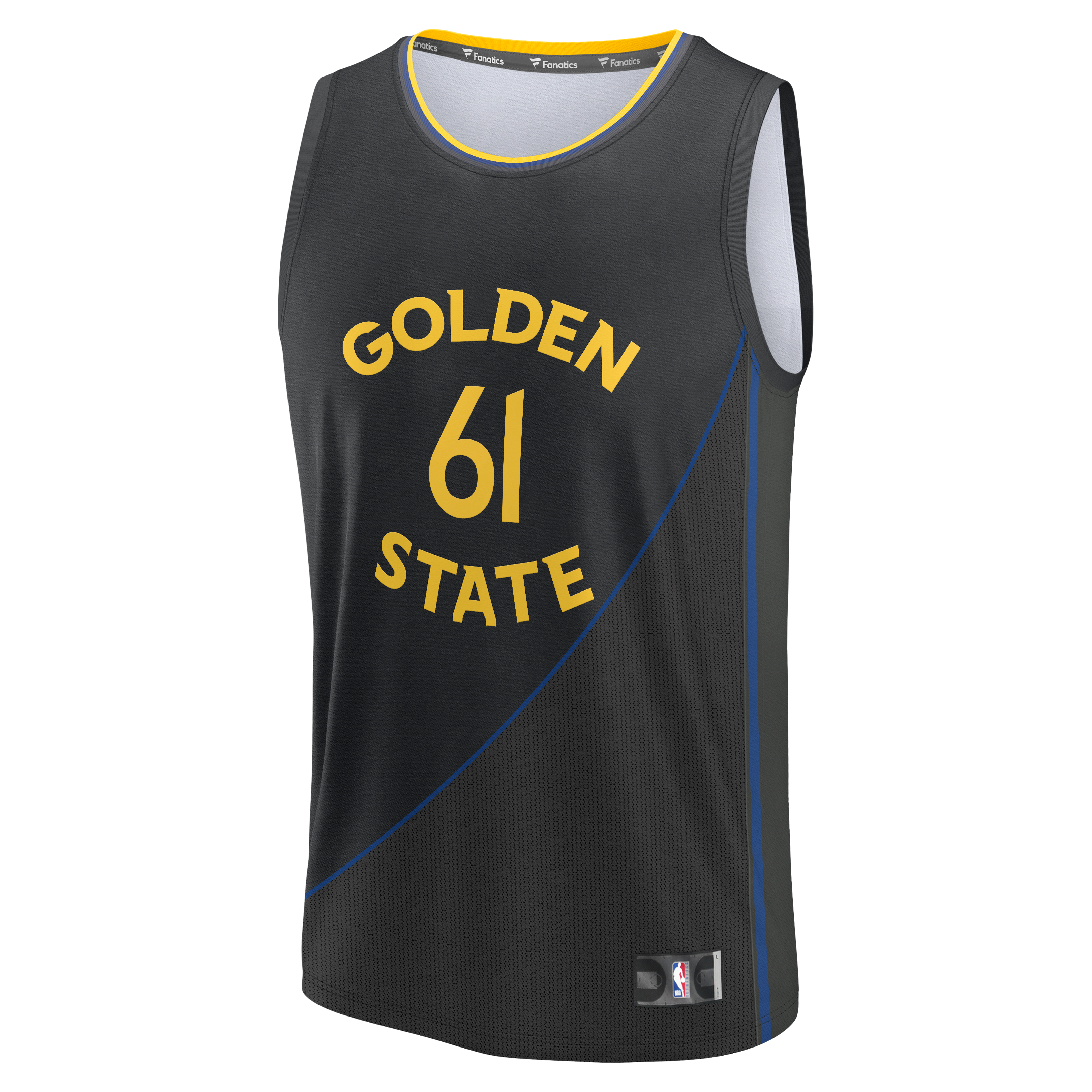 Pat Spencer Golden State Warriors Jersey Black NBA Women Fan Wear