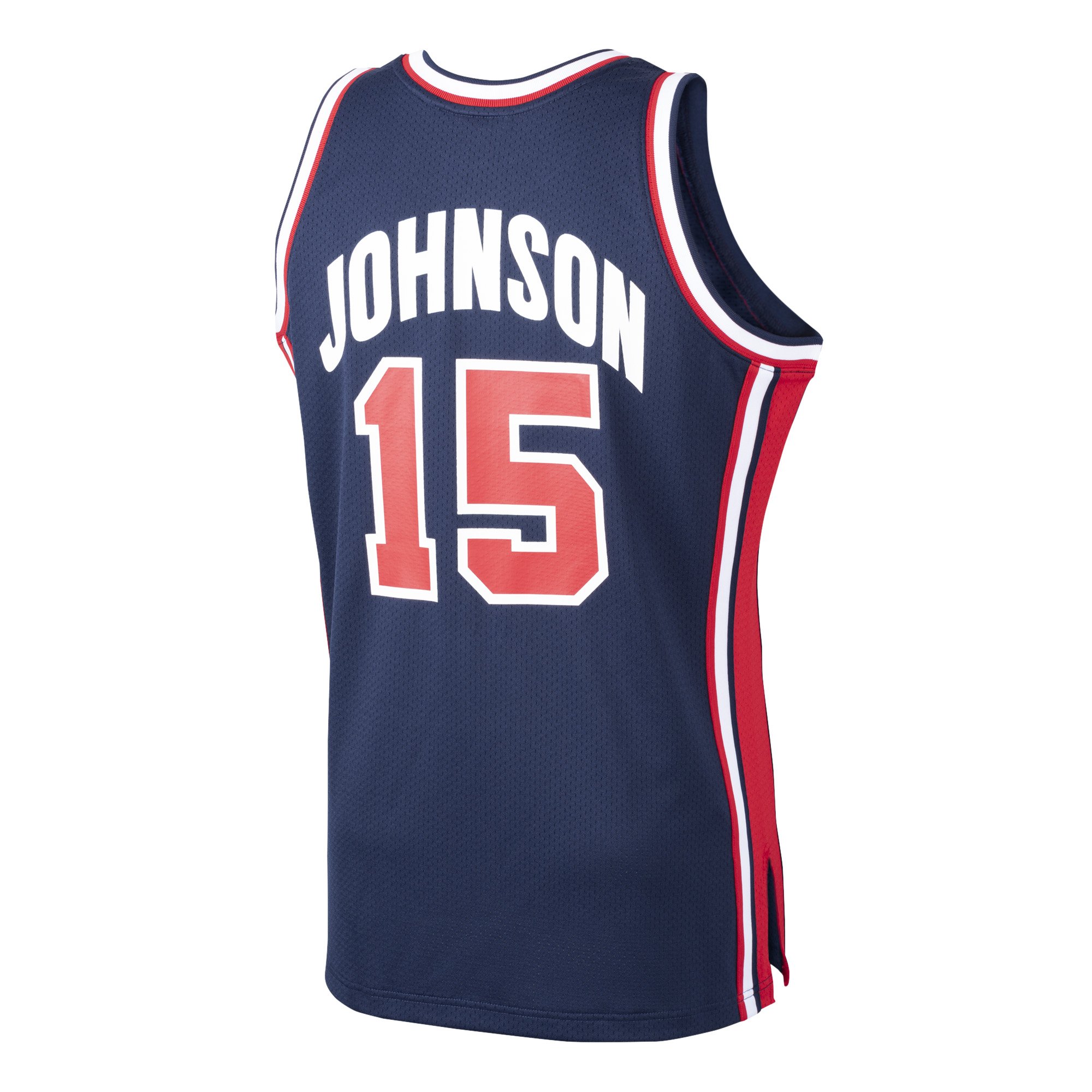 Magic Johnson USA Jersey Navy NBA Women Fan Wear