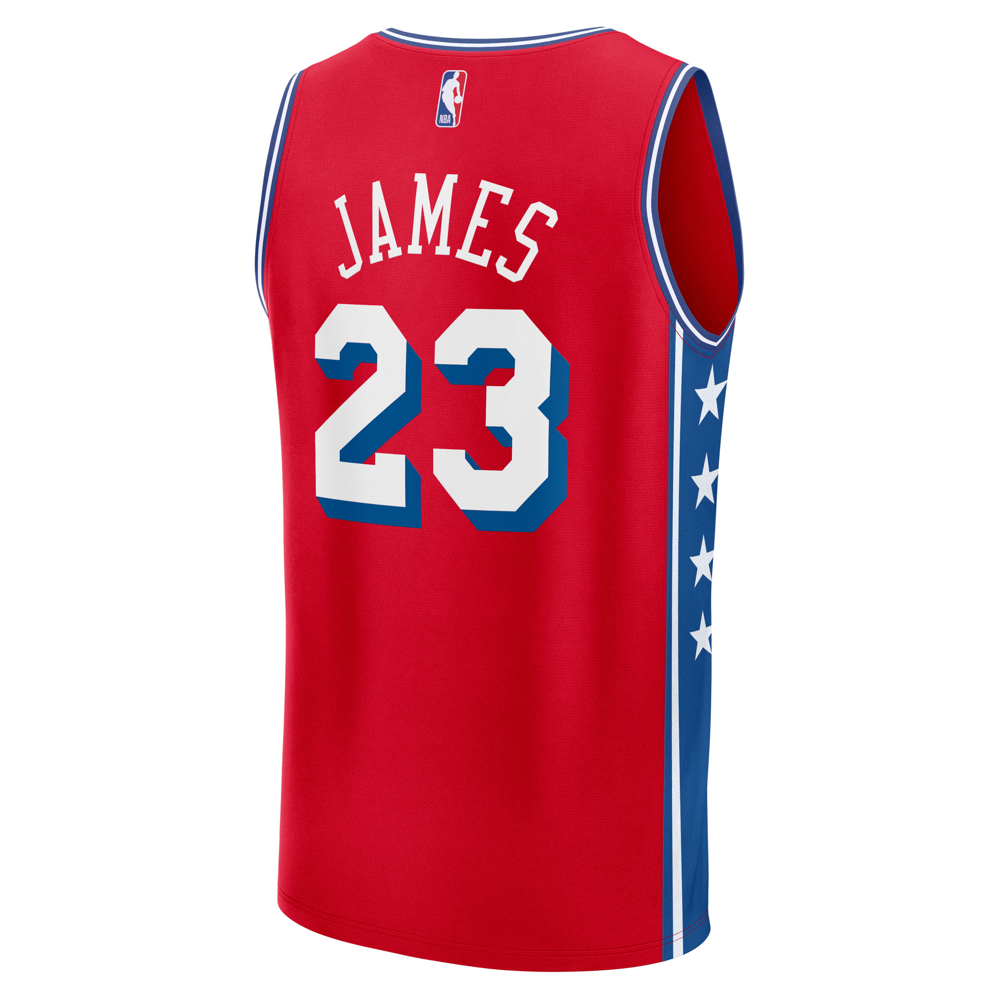 LeBron James Philadelphia 76ers Jersey NBA Women Fan Wear