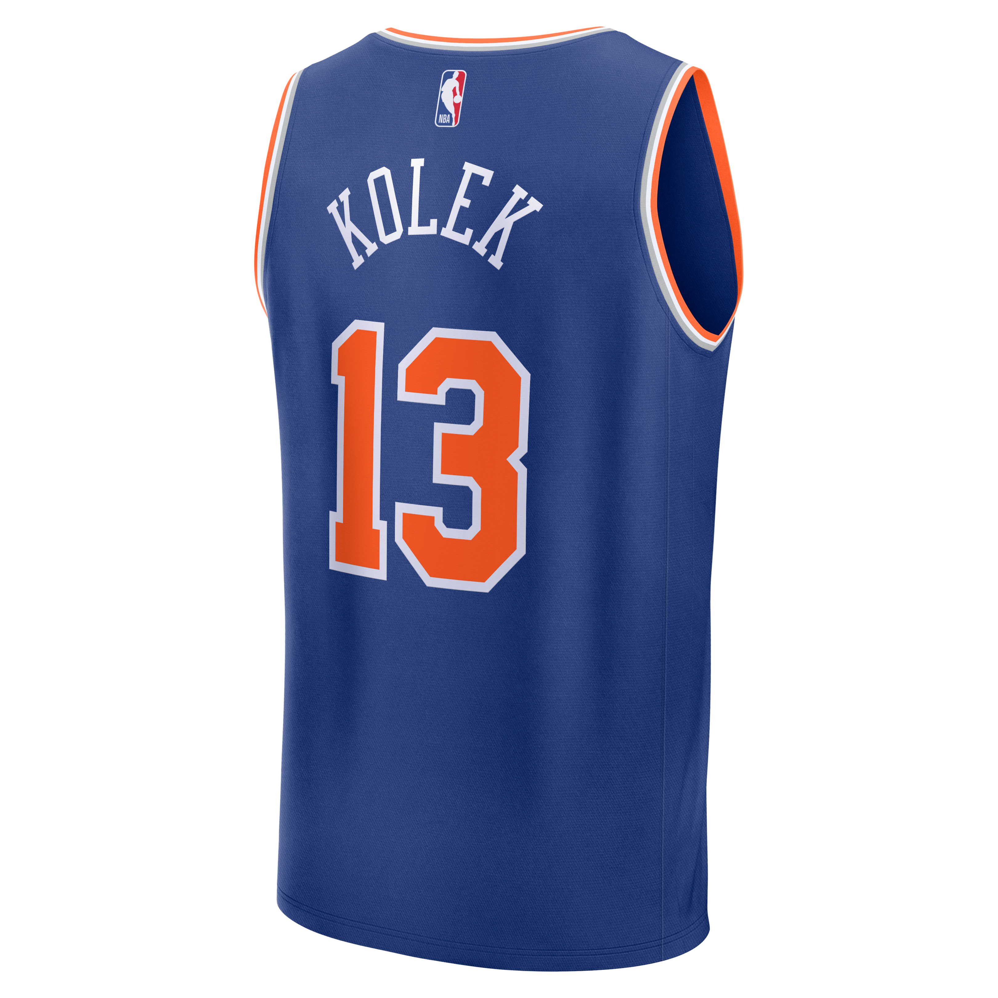 Tyler Kolek New York Knicks Fast Break Jersey Blue NBA Men Fan Wear Tyler Kolek