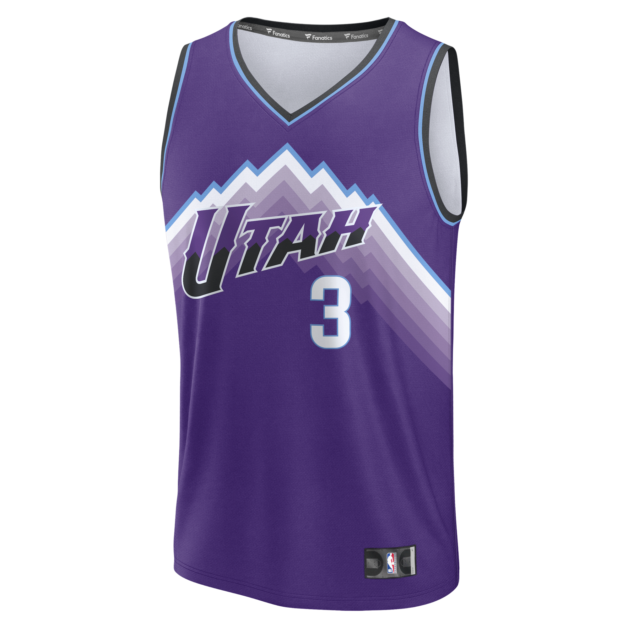 Keyonte George Utah Jazz Fast Break Jersey Purple NBA Women Fan Wear Keyonte George