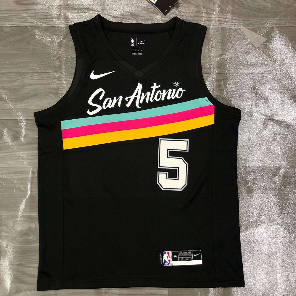 Murray San Antonio Spurs Swingman Jersey Black NBA Youth Fan Wear