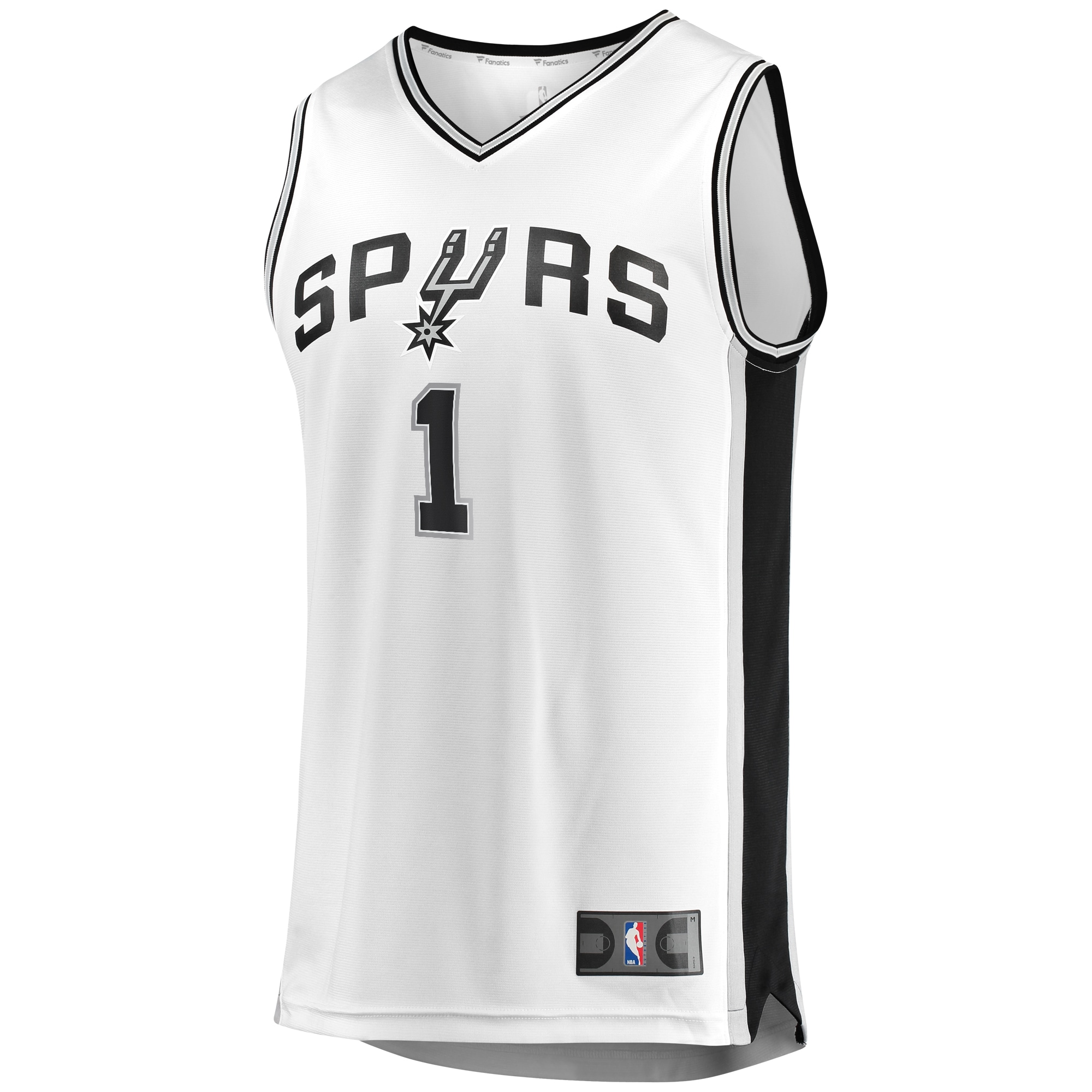 Victor Wembanyama San Antonio Spurs Fast Break Jersey White NBA Men Fan Wear Victor Wembanyama