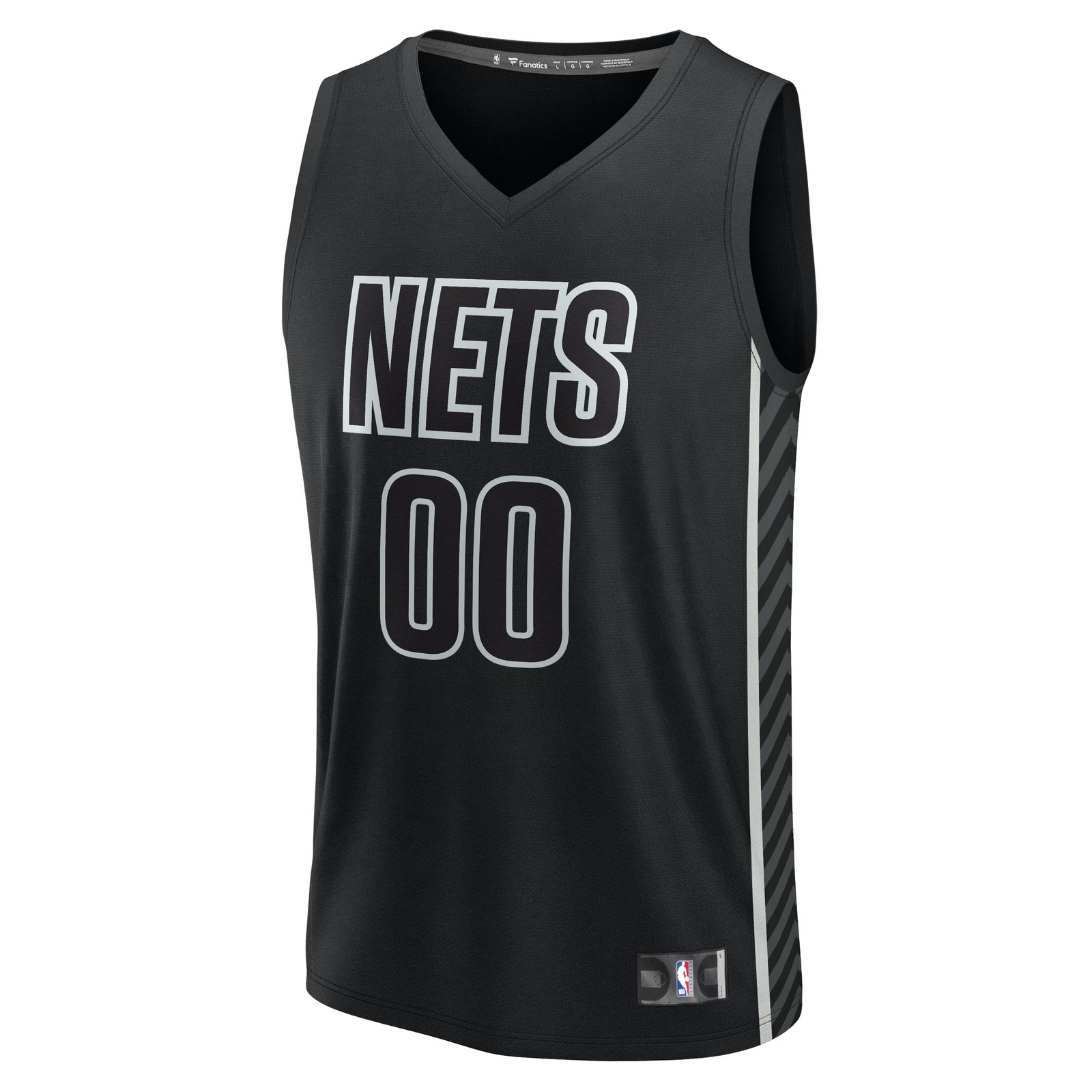 Brooklyn Nets Statement Edition Jersey Black NBA Men Fan Wear Custom Number