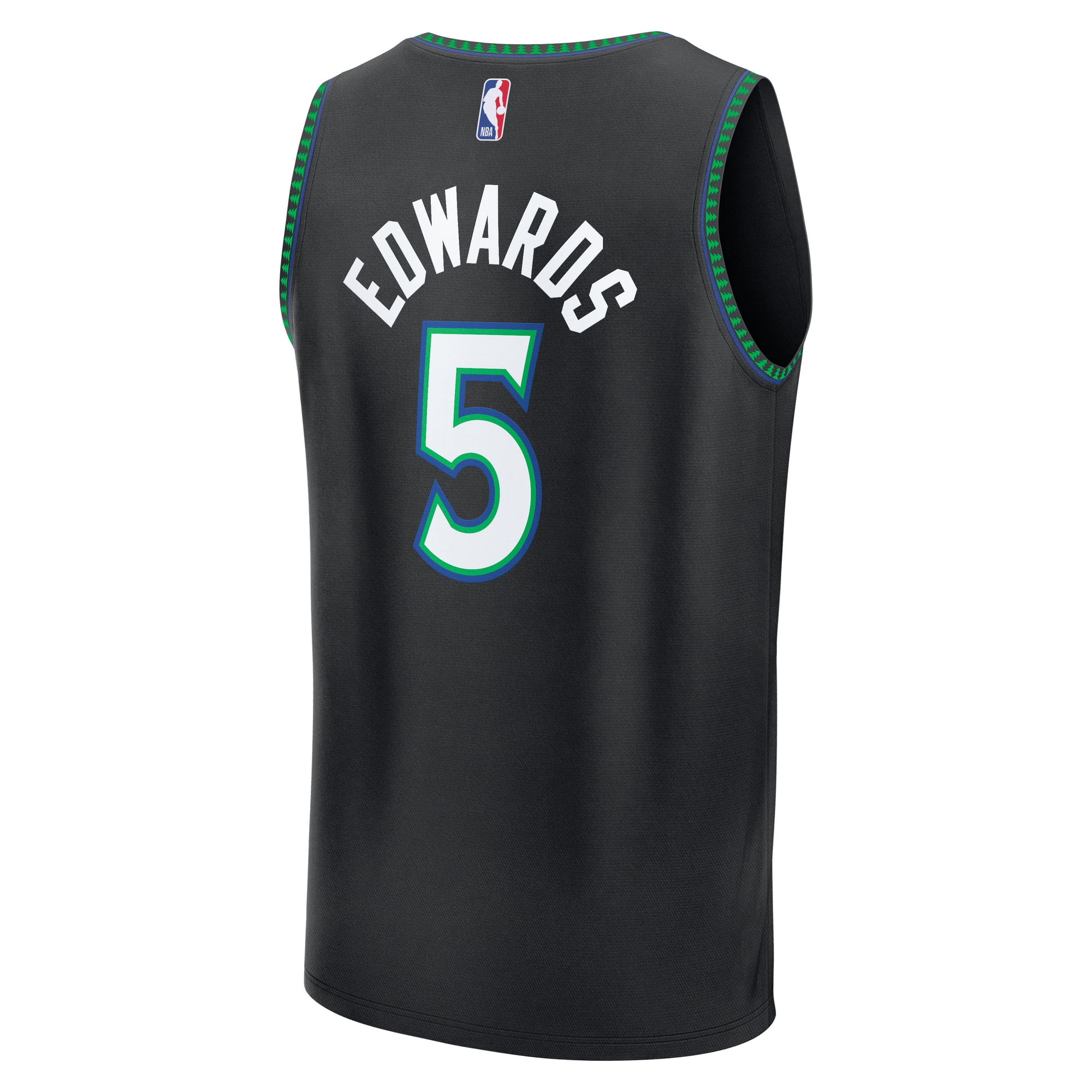 Anthony Edwards Minnesota Timberwolves Fast Break Jersey Black NBA Men Fan Wear Anthony Edwards