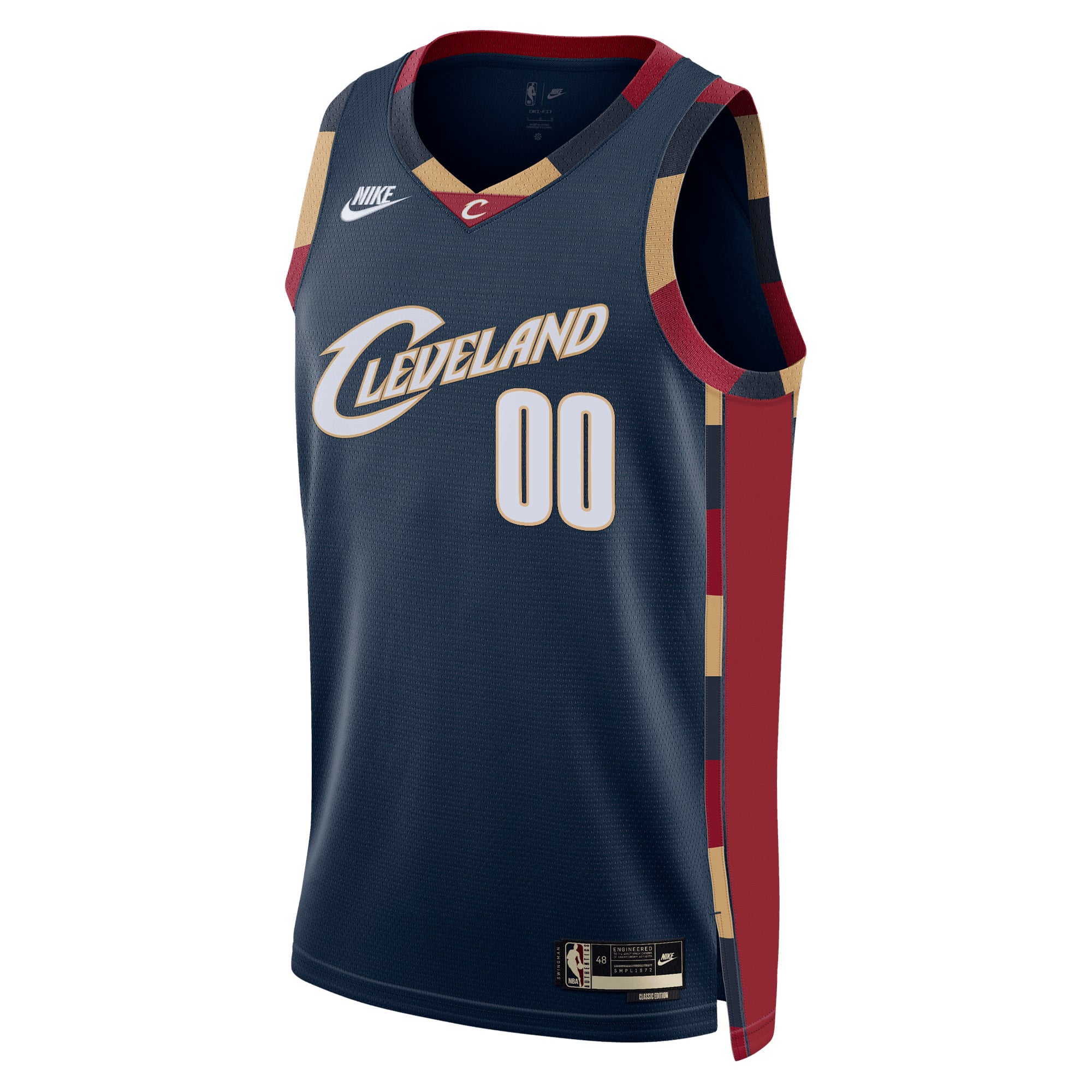 Cleveland Cavaliers Custom Jersey Navy NBA Women Fan Wear Custom Number
