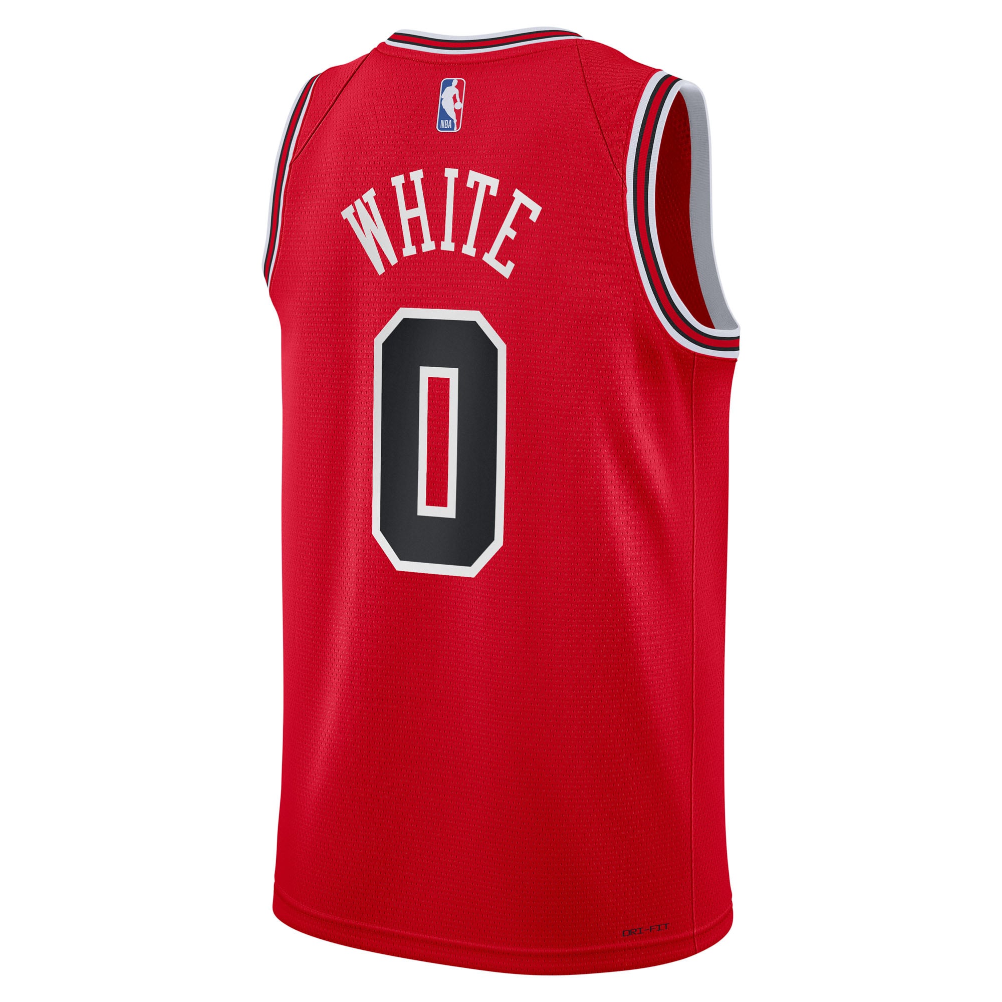 Coby White Chicago Bulls Icon Edition Jersey White NBA Men Fan Wear Coby White