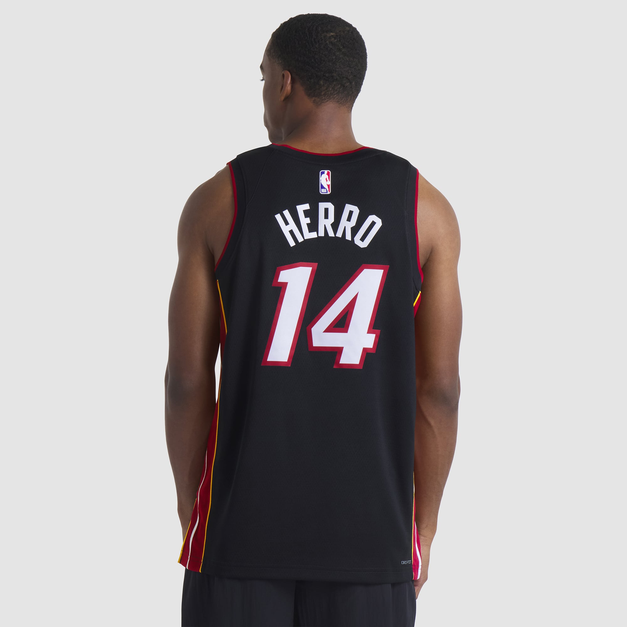 Tyler Herro Miami Heat Icon Edition Jersey Black NBA Men Fan Wear