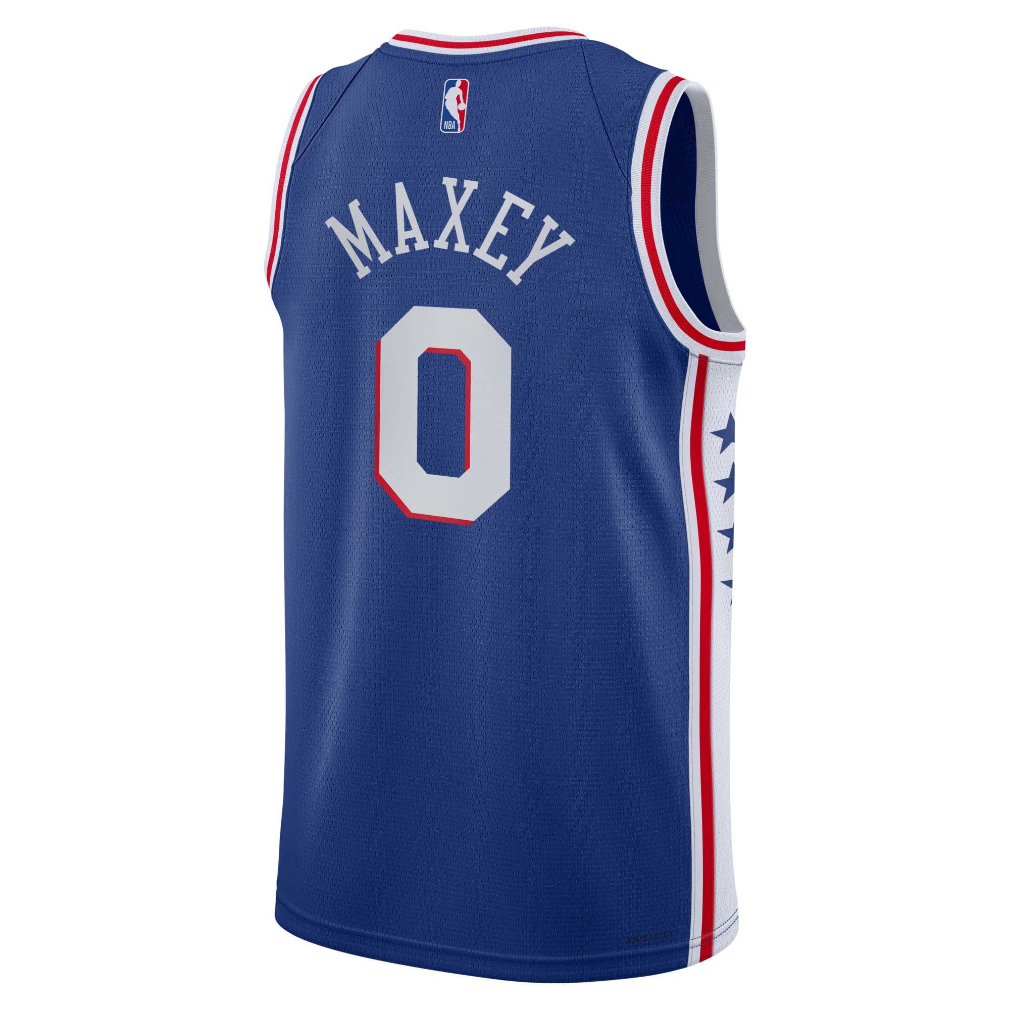 Tyrese Maxey Philadelphia 76ers Swingman Jersey Royal NBA Youth Fan Wear