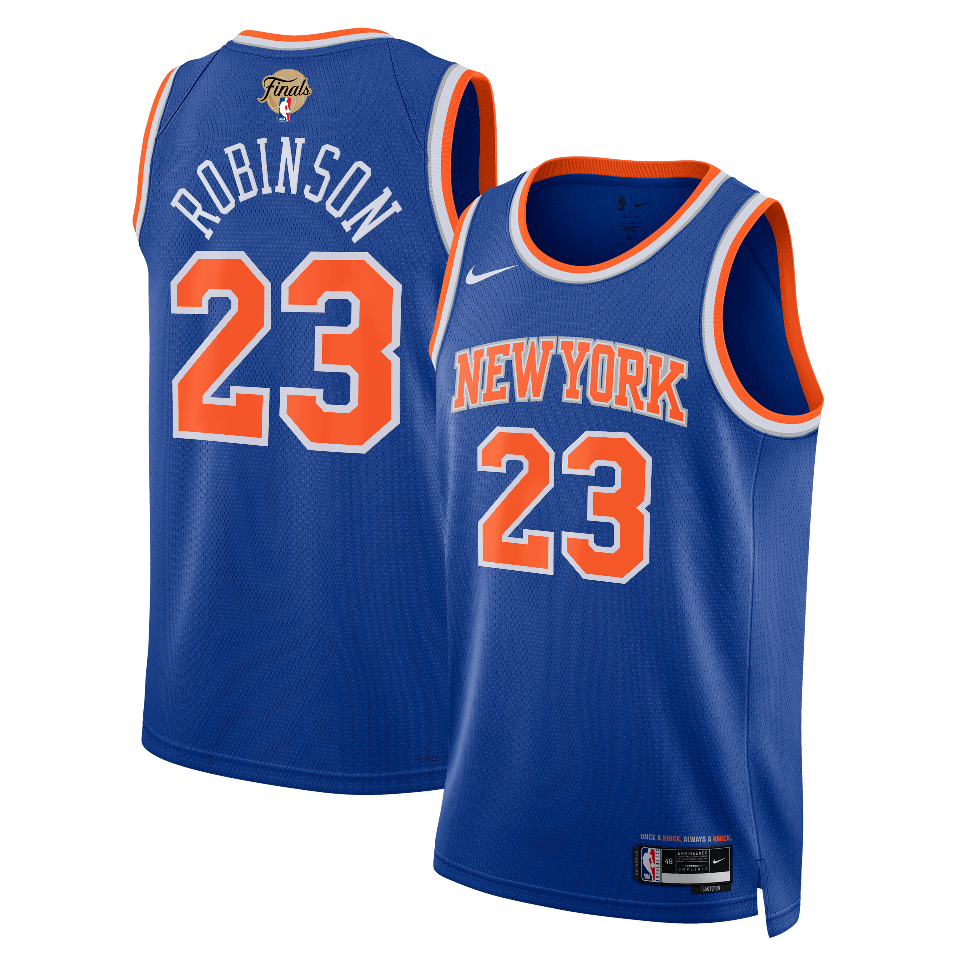 Mitchell Robinson New York Knicks Jersey Blue NBA Women Fan Wear