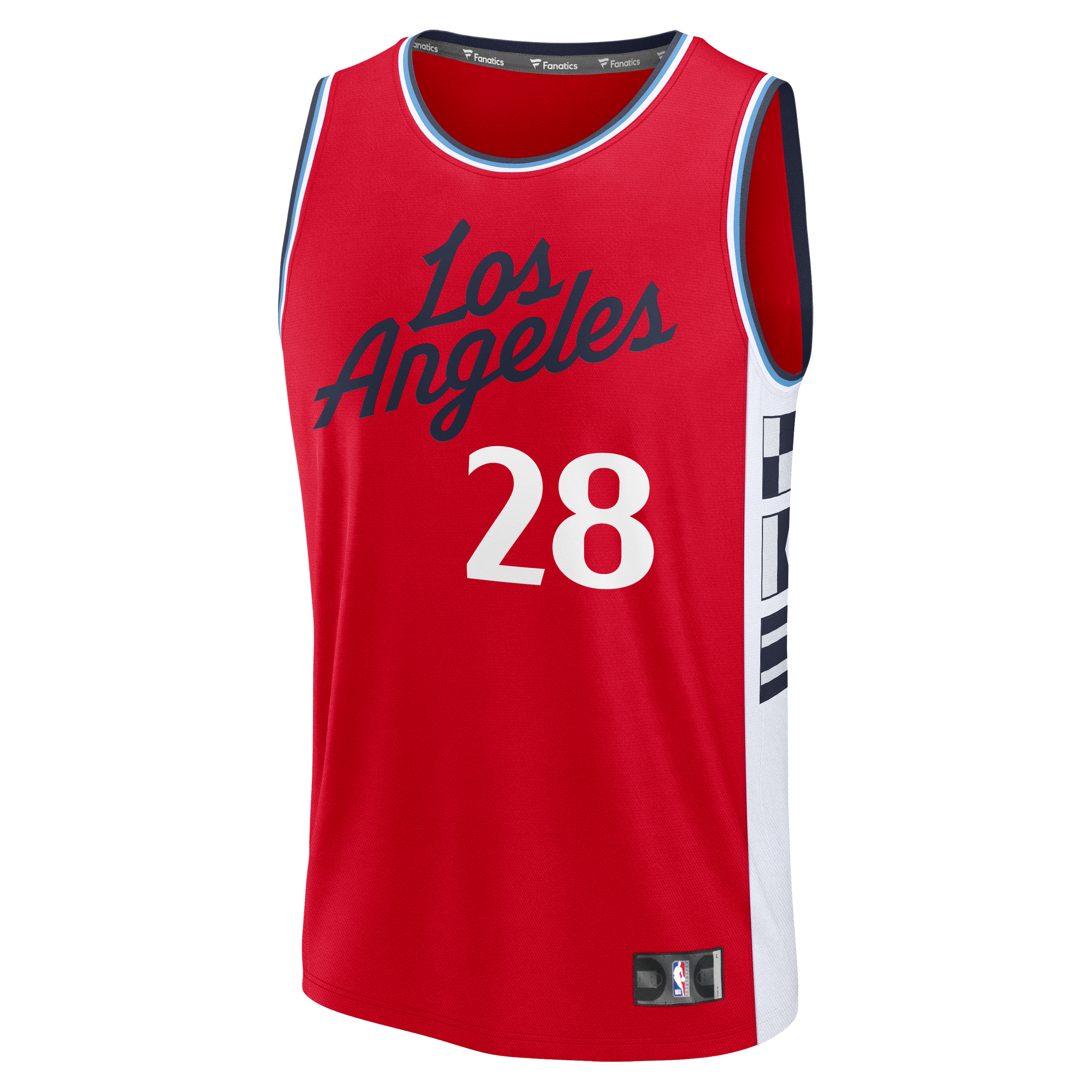 Rui Hachimura Los Angeles Clippers Jersey Red NBA Women Fan Wear