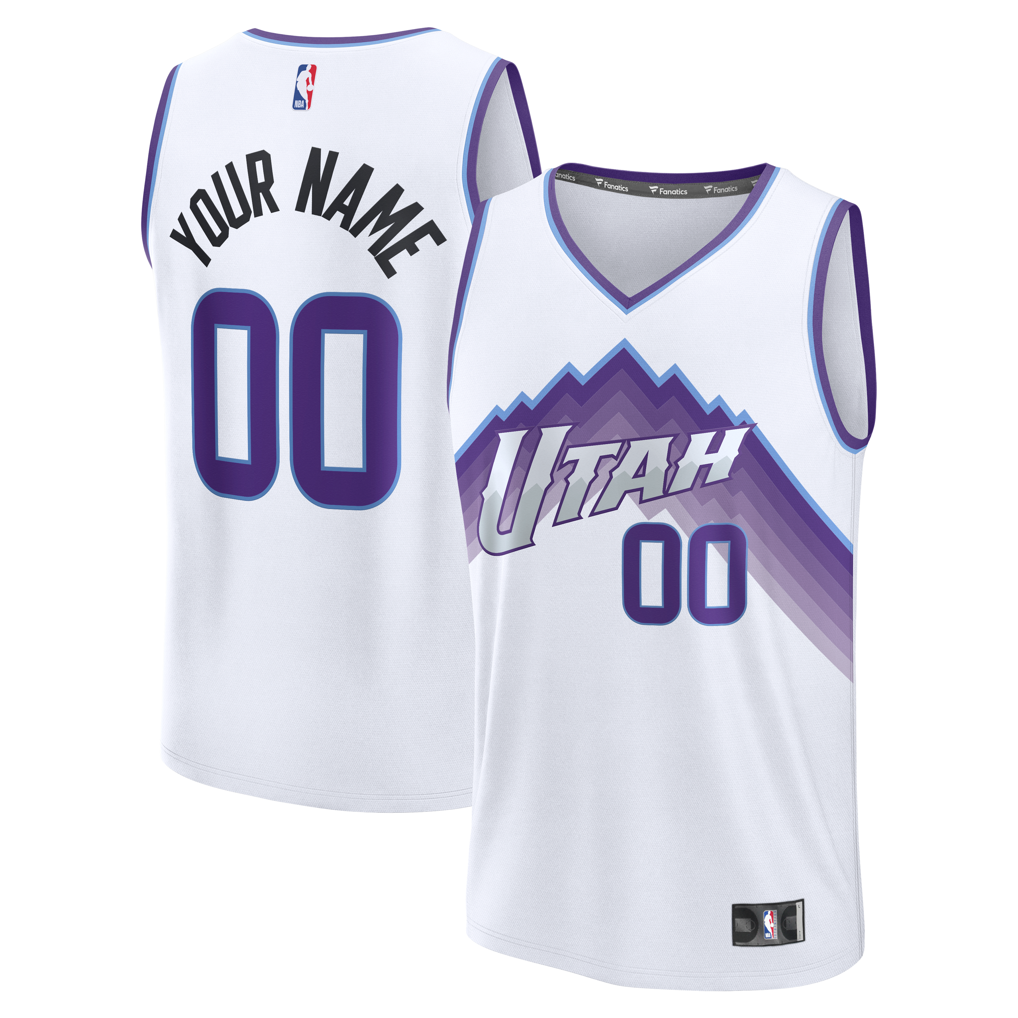 Utah Jazz Association Edition Jersey NBA Women Fan Wear Custom Number