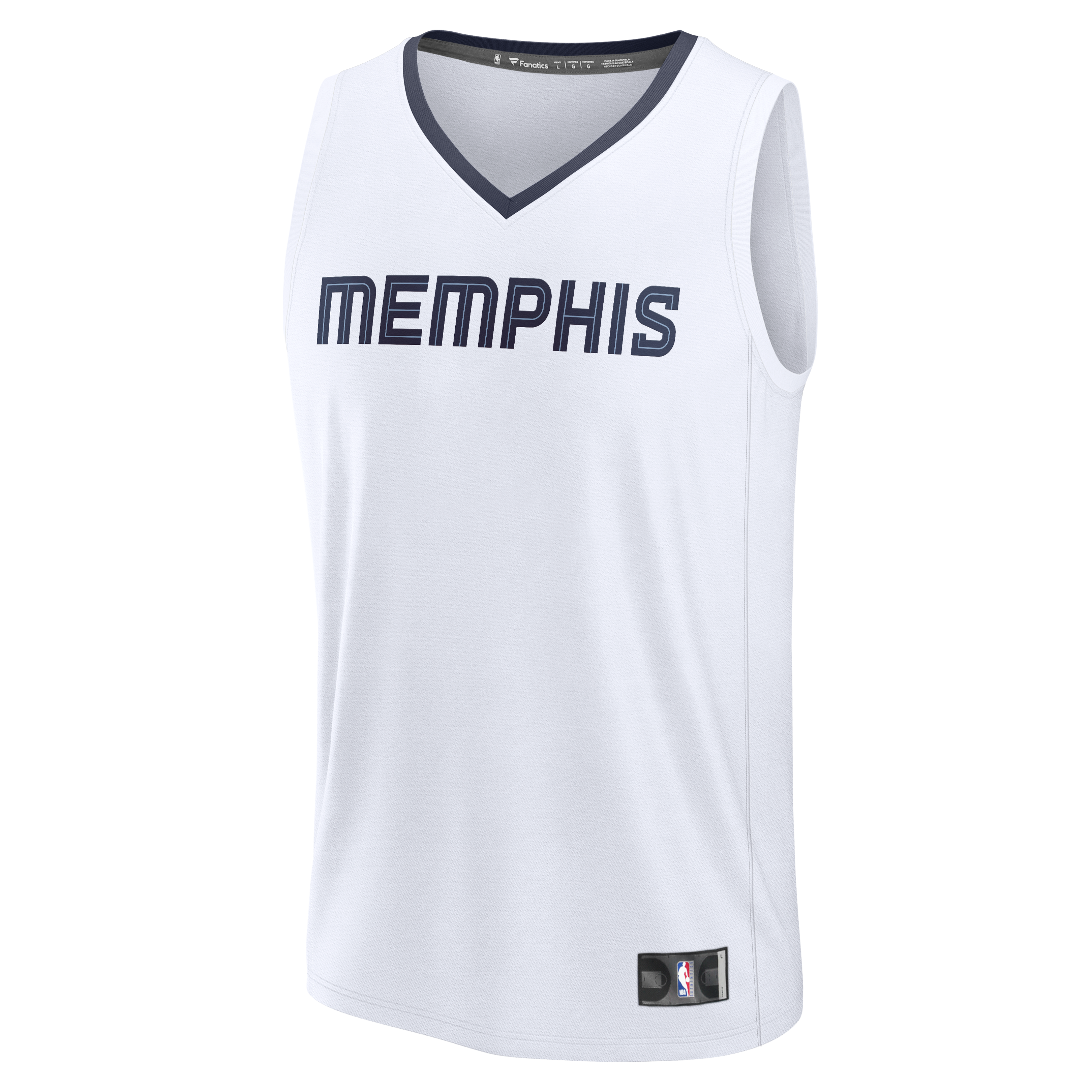 Memphis Grizzlies Custom Jersey White NBA Youth Fan Wear Custom Number