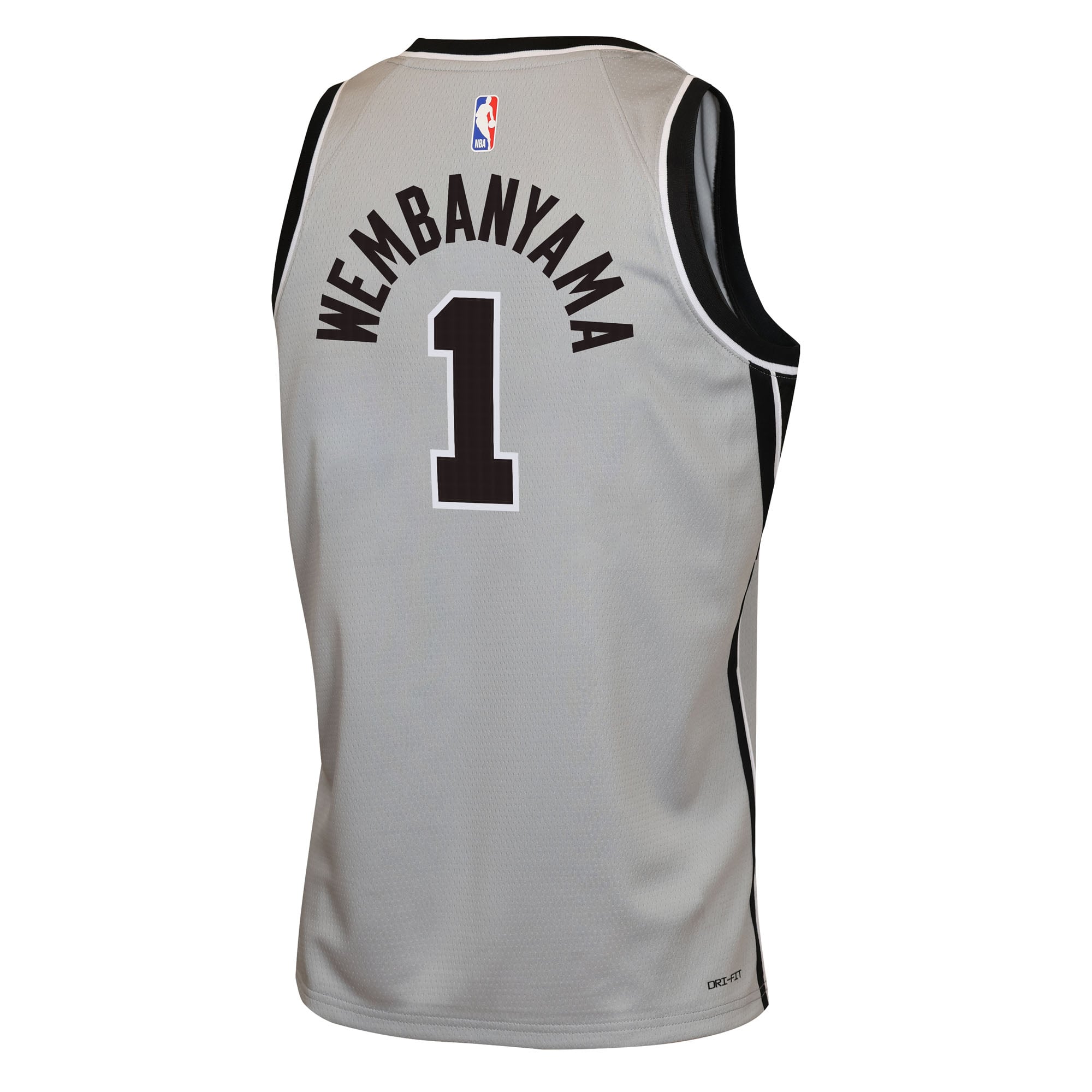 Victor Wembanyama San Antonio Spurs Statement Edition Jersey Silver NBA Youth Fan Wear
