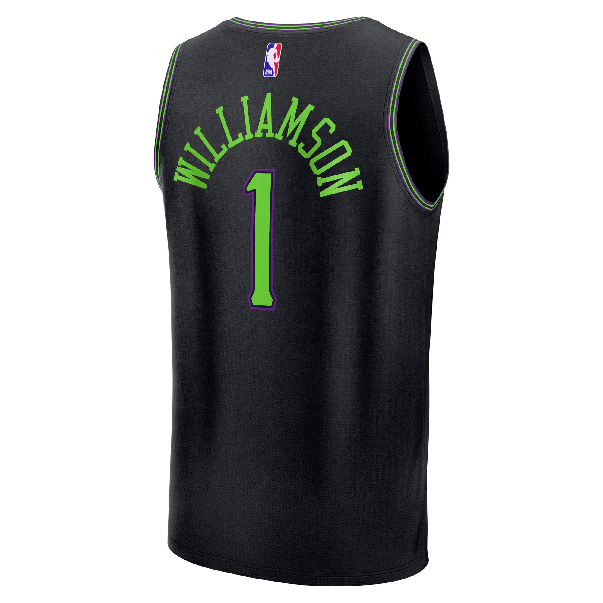 Zion Williamson New Orleans Pelicans City Edition Jersey Black NBA Youth Fan Wear Zion Williamson