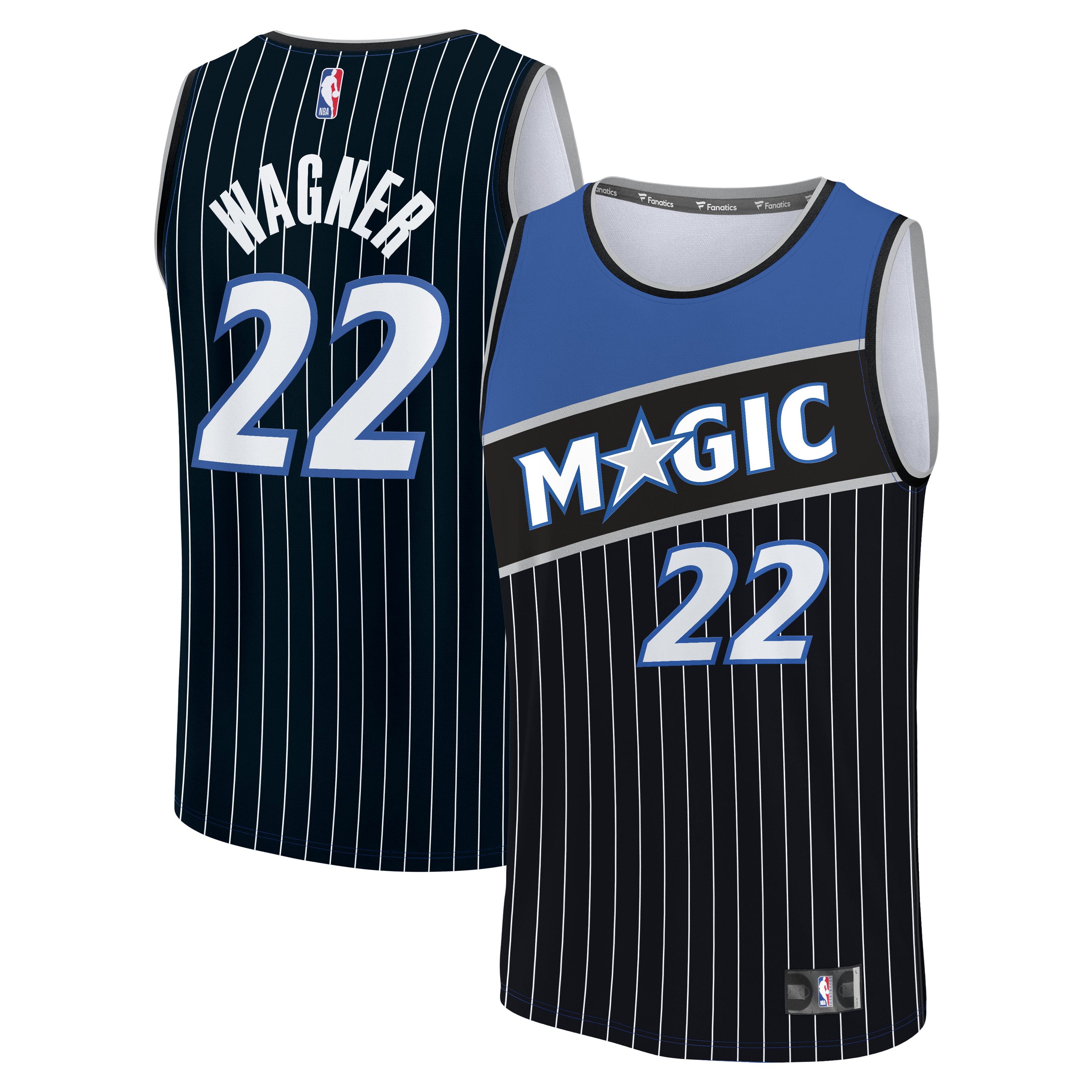 Franz Wagner Orlando Magic Statement Edition Jersey Black NBA Youth Fan Wear
