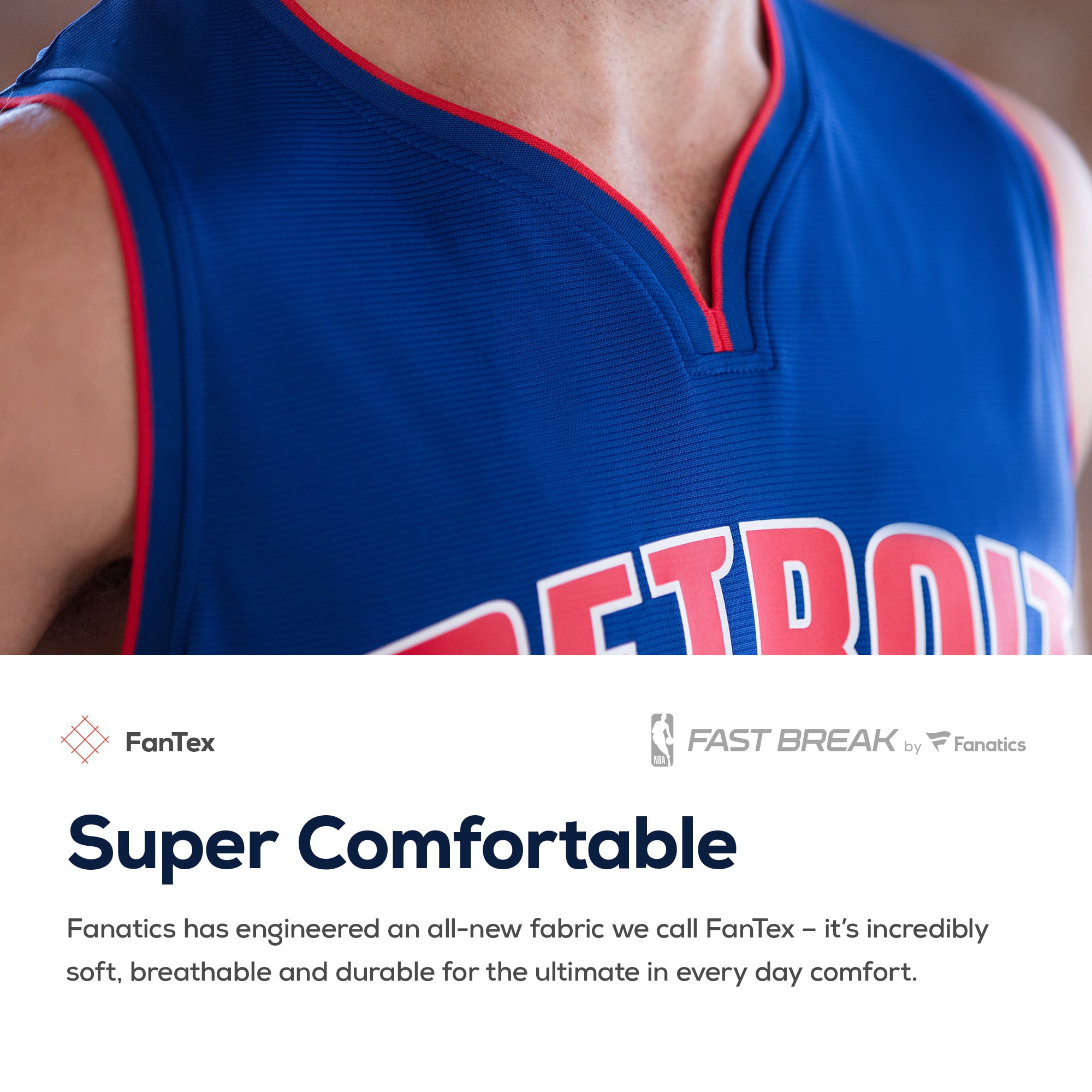Detroit Pistons Replica Jersey White NBA Men Fan Wear Custom Number