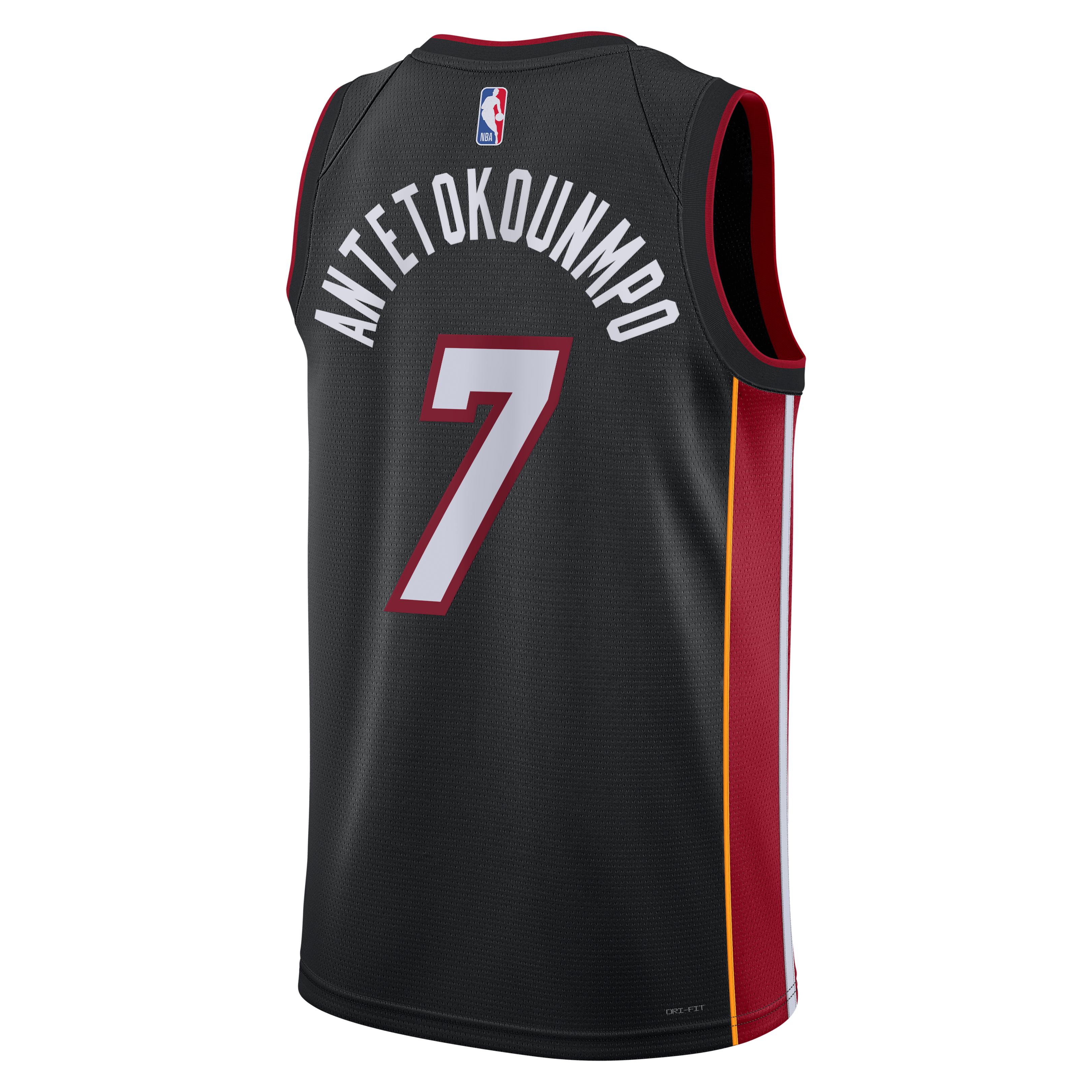 Giannis Antetokounmpo Miami Heat Jersey Black NBA Men Fan Wear