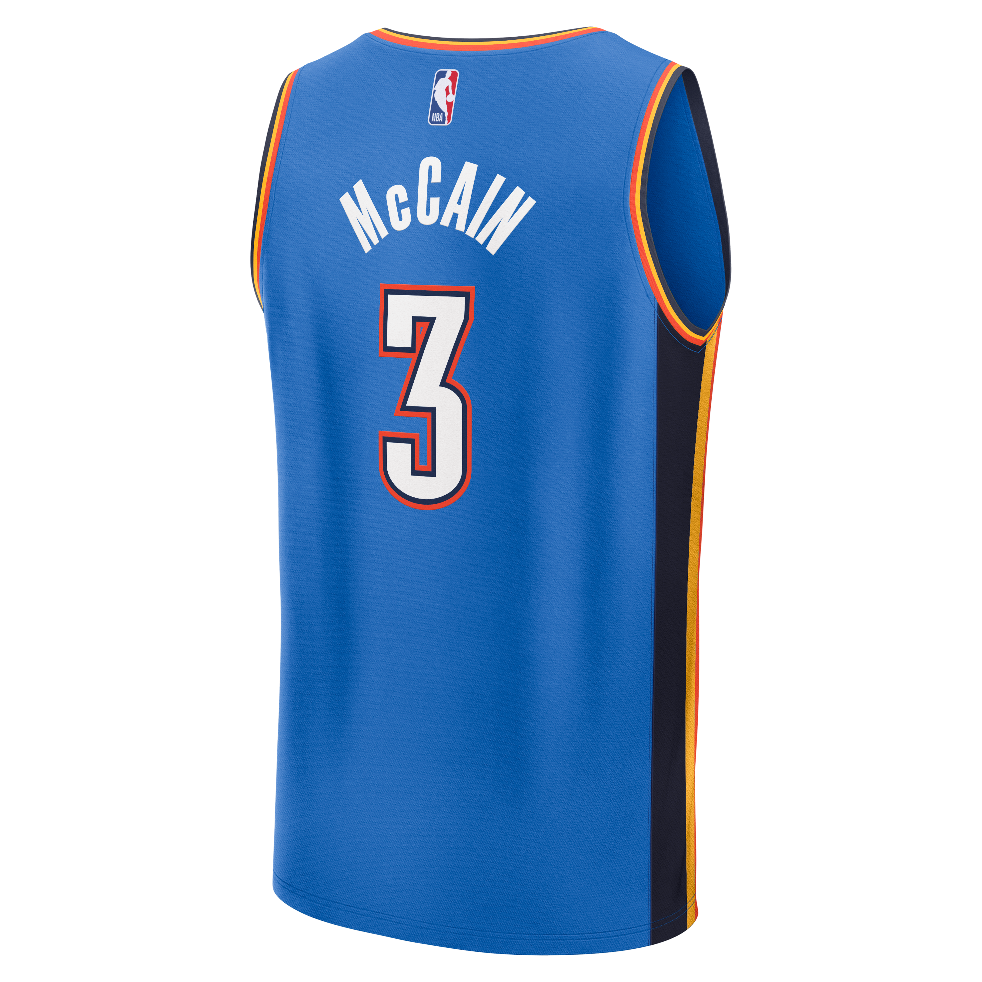 Jared McCain Oklahoma City Thunder Fast Break Jersey Blue NBA Women Fan Wear