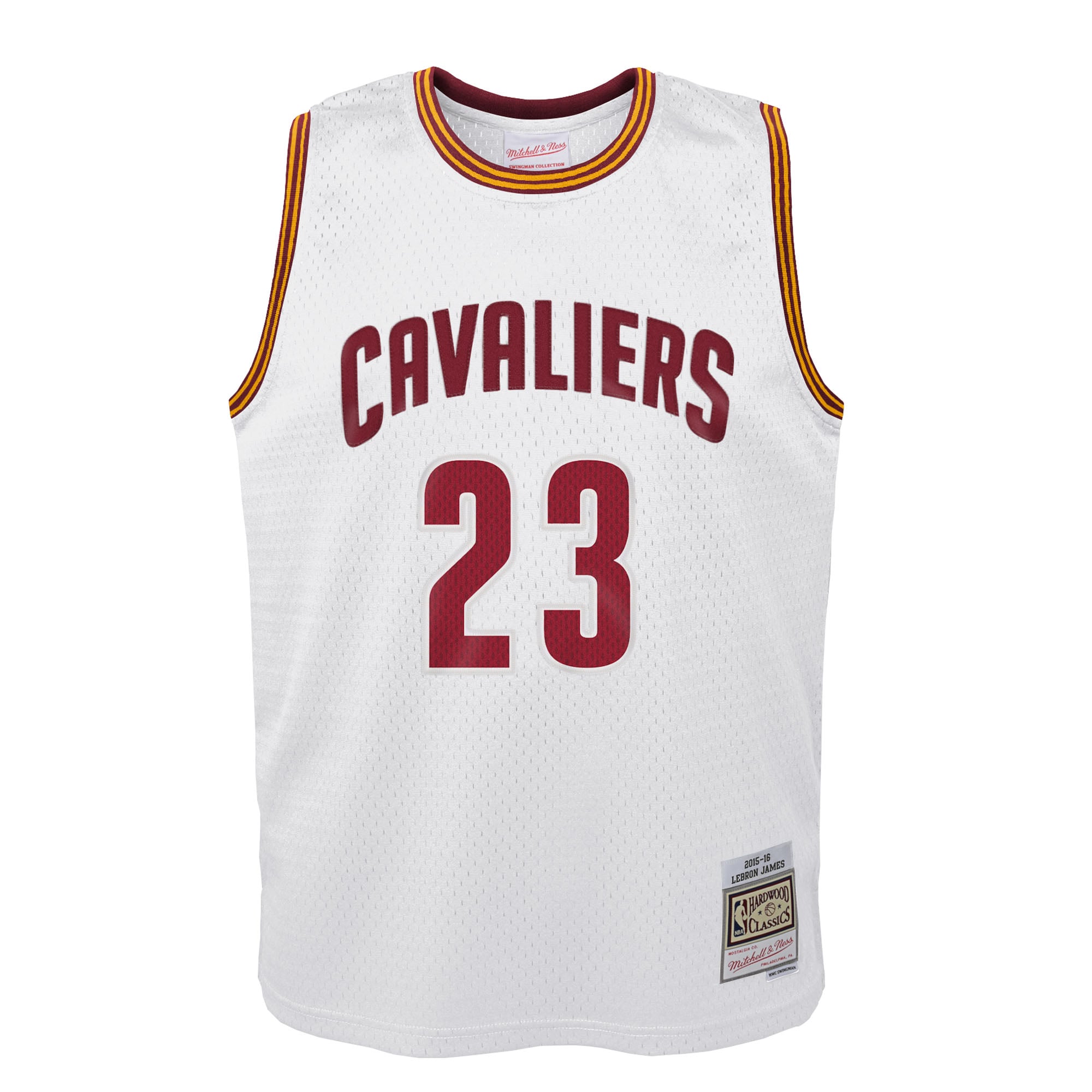 LeBron James Cleveland Cavaliers Home Jersey White NBA Women Fan Wear