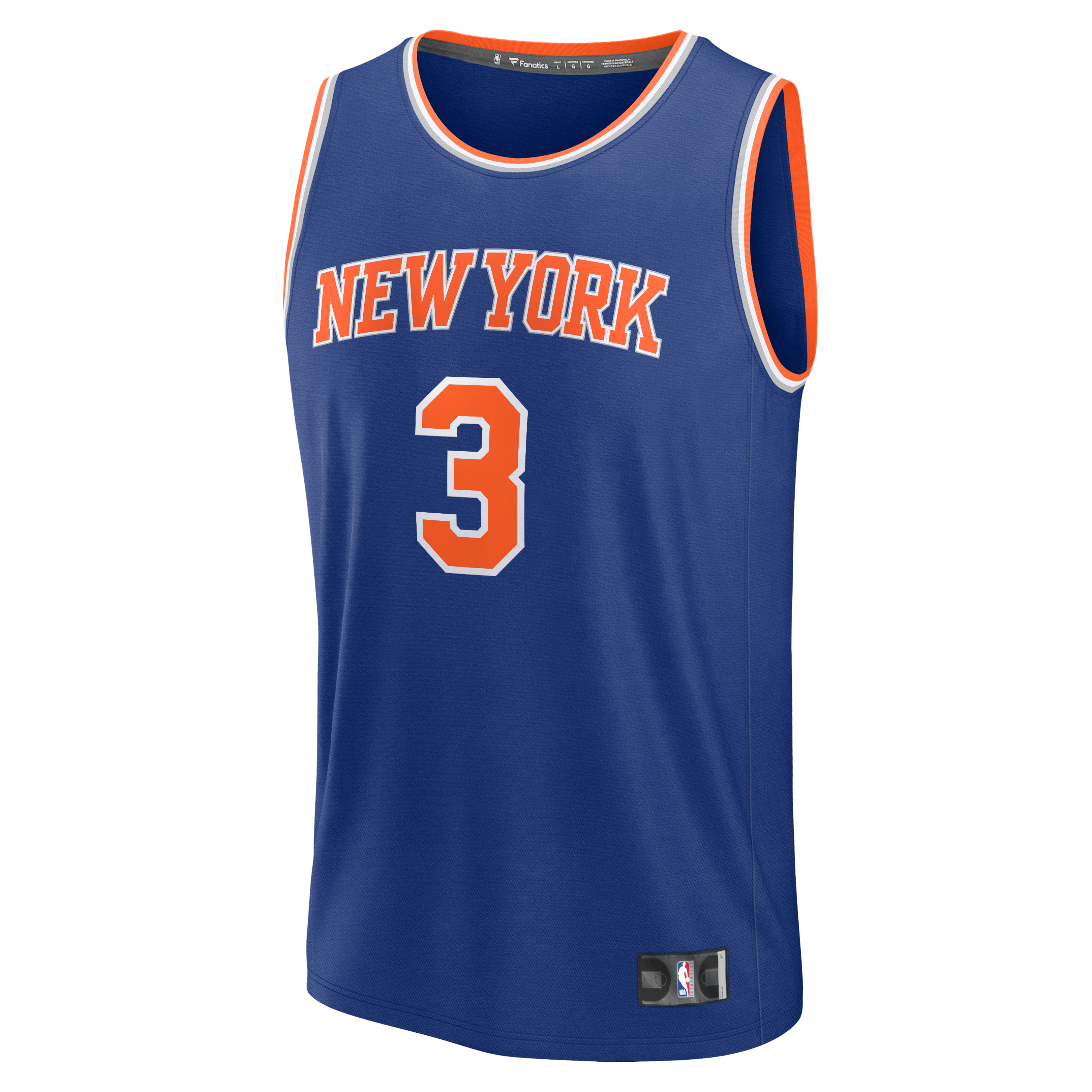 Josh Hart New York Knicks Icon Edition Jersey Blue NBA Men Fan Wear Josh Hart