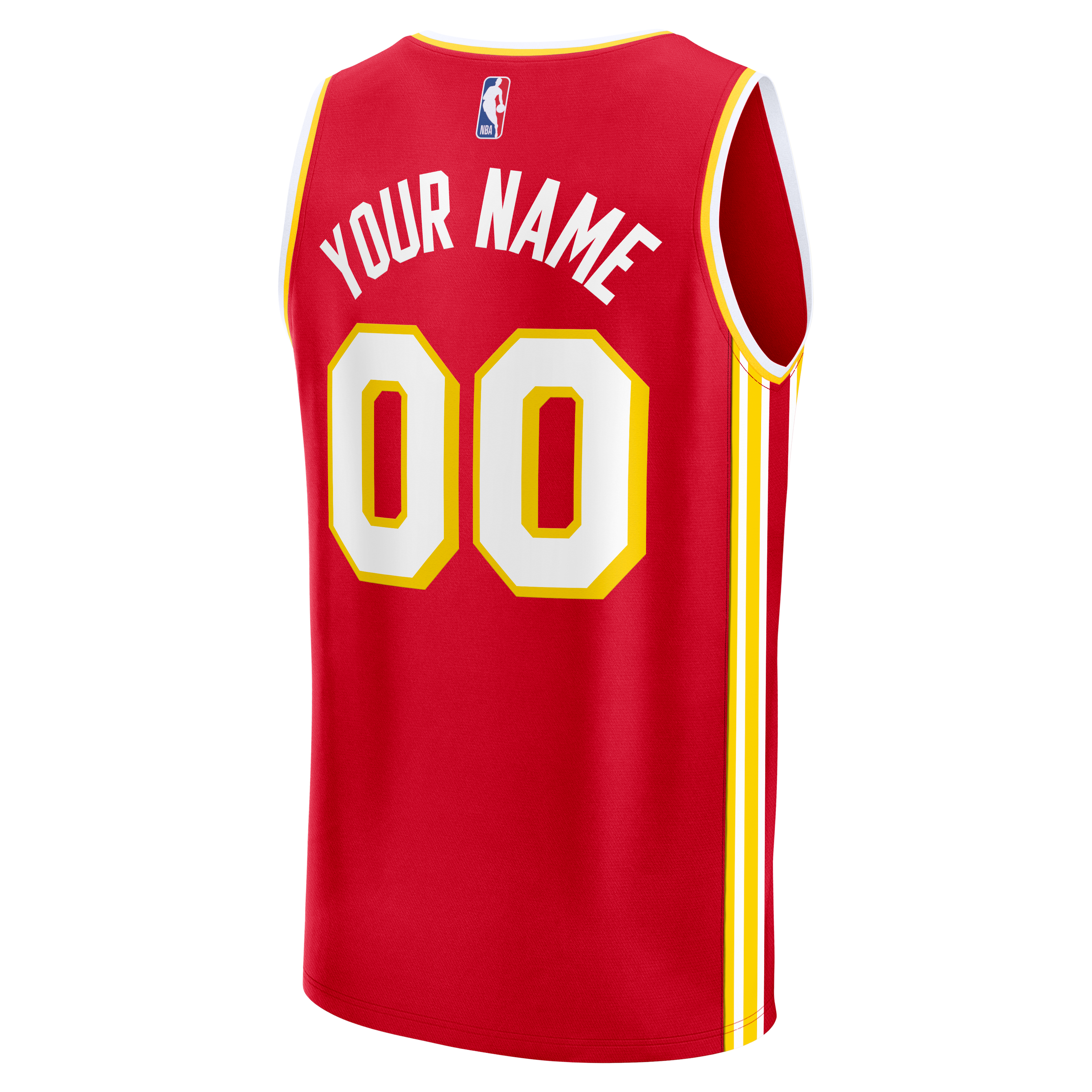 Atlanta Hawks Icon Edition Jersey Red NBA Women Fan Wear Custom Number