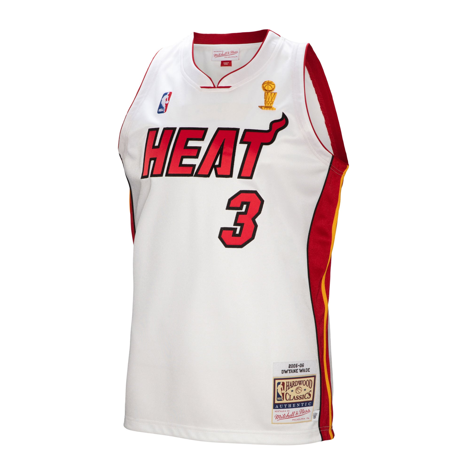 Dwyane Wade Miami Heat Jersey White NBA Youth Fan Wear