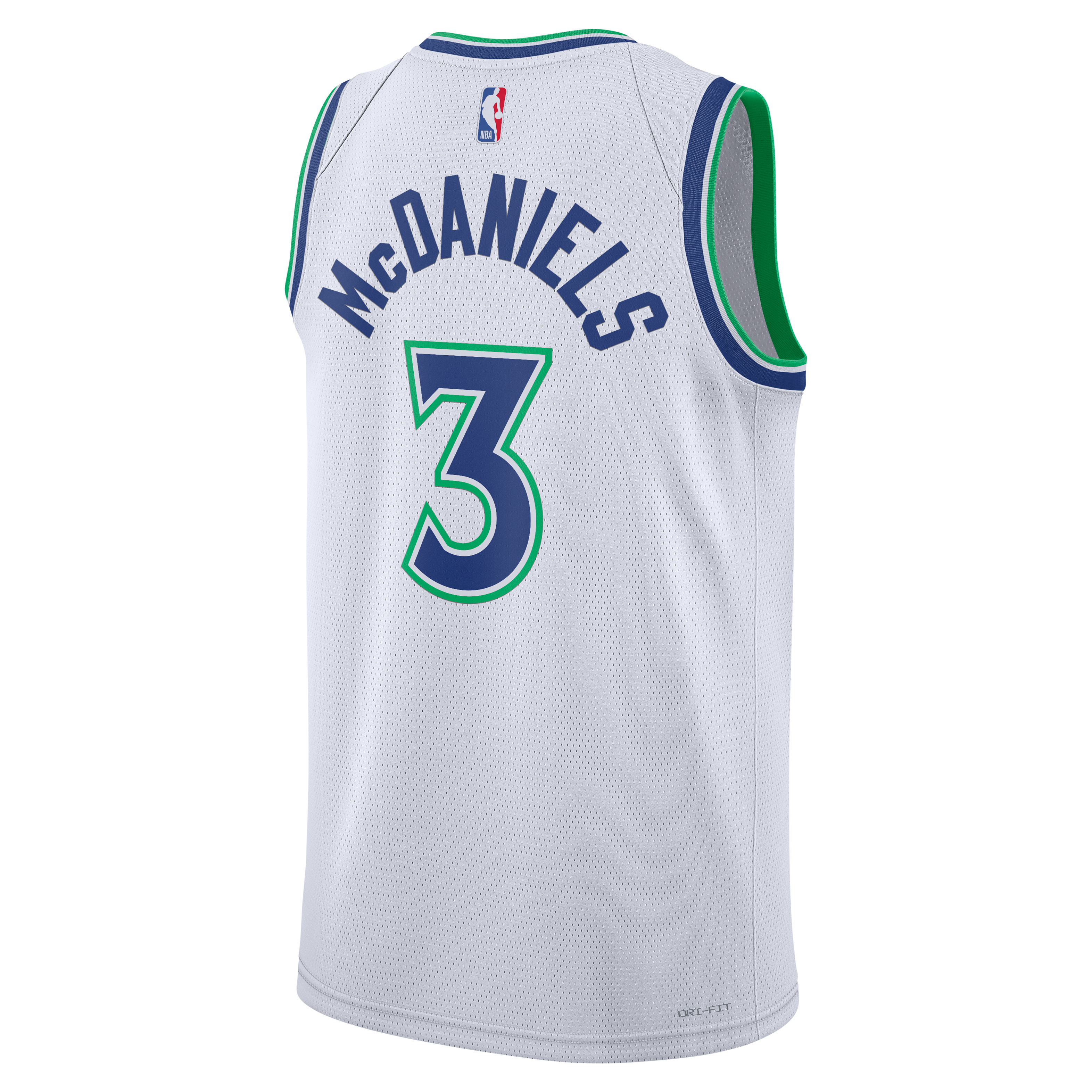 Jaden McDaniels Minnesota Timberwolves Swingman Jersey White NBA Men Fan Wear Jaden McDaniels