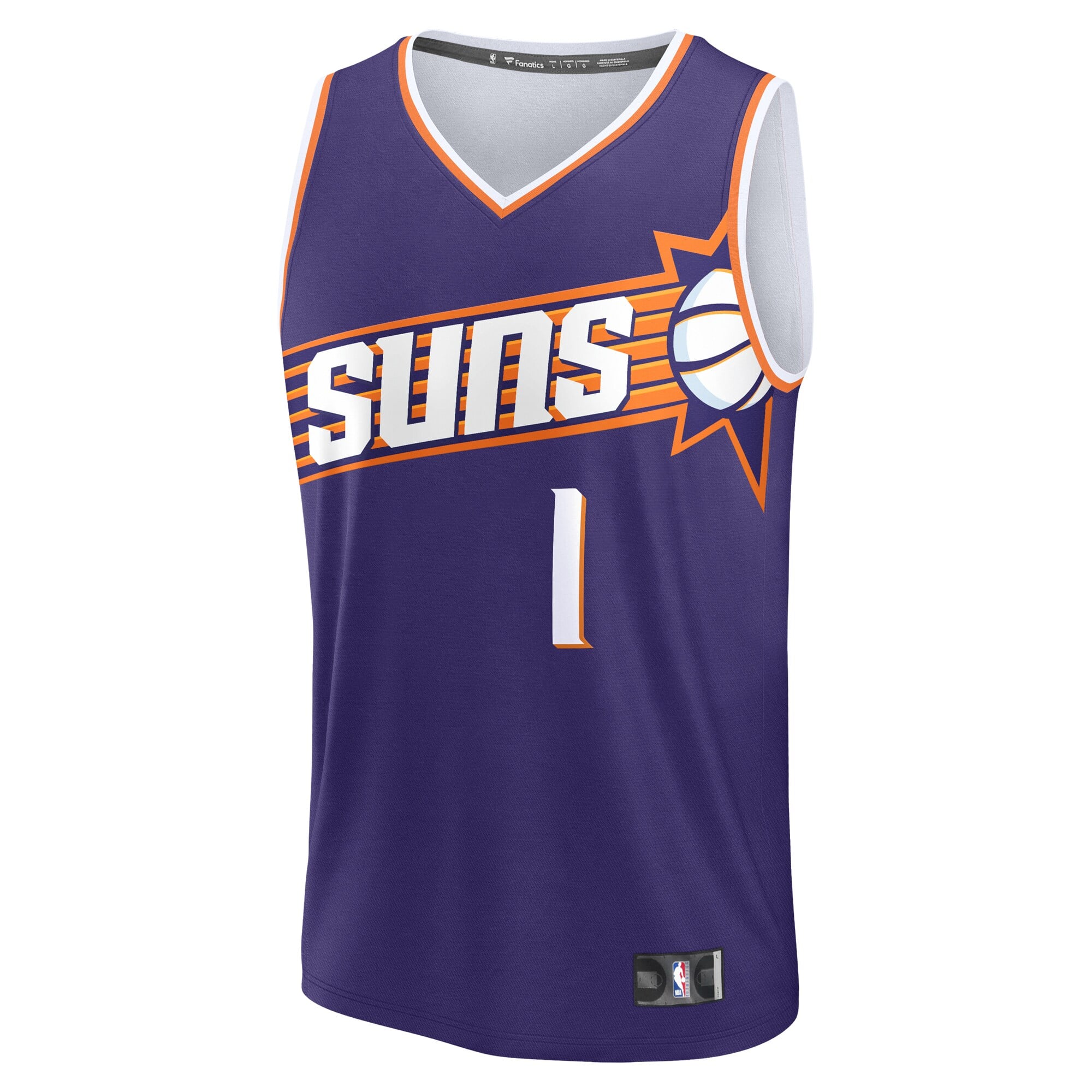 Devin Booker Phoenix Suns Jersey Purple NBA Youth Fan Wear