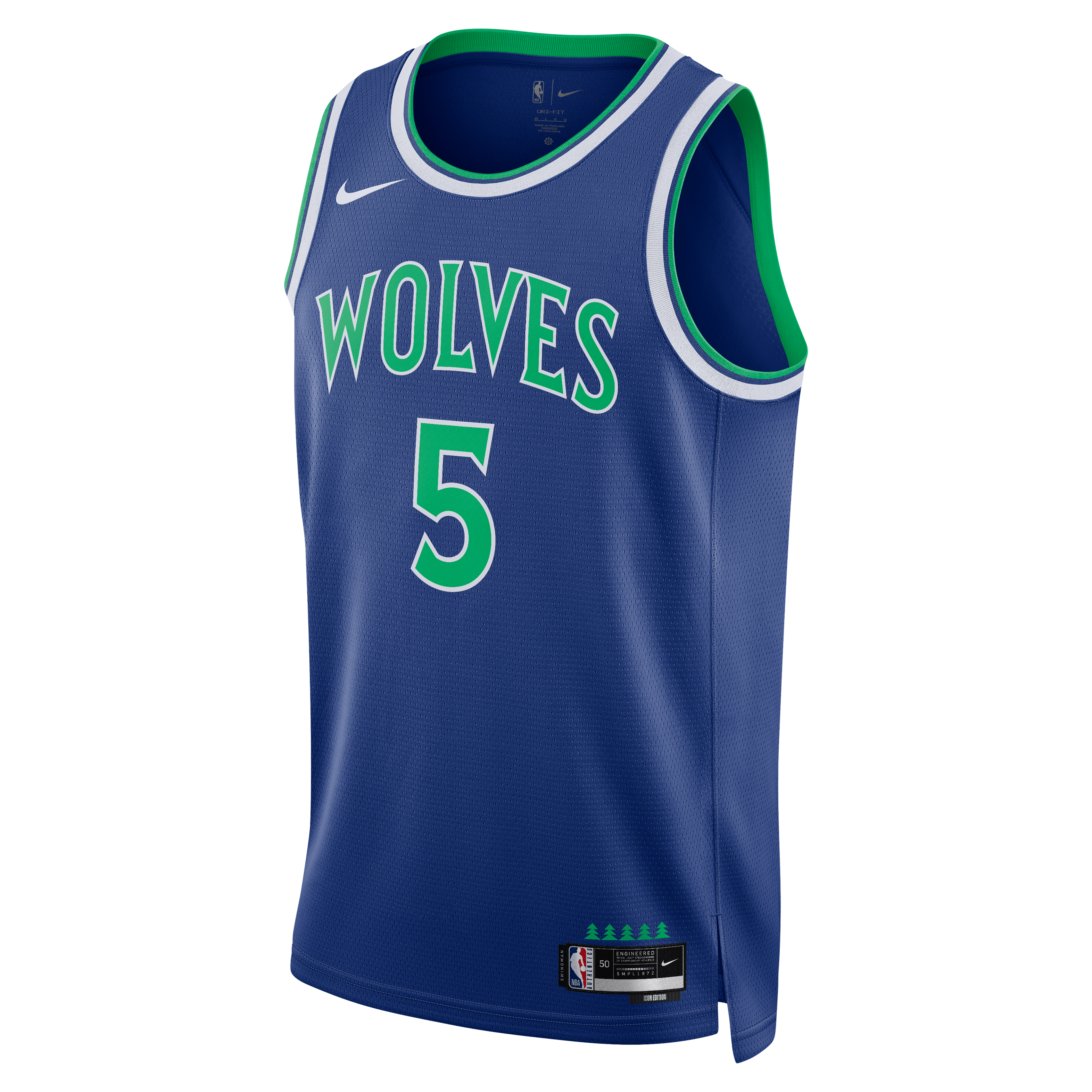 Anthony Edwards Minnesota Timberwolves Swingman Jersey Blue NBA Women Fan Wear
