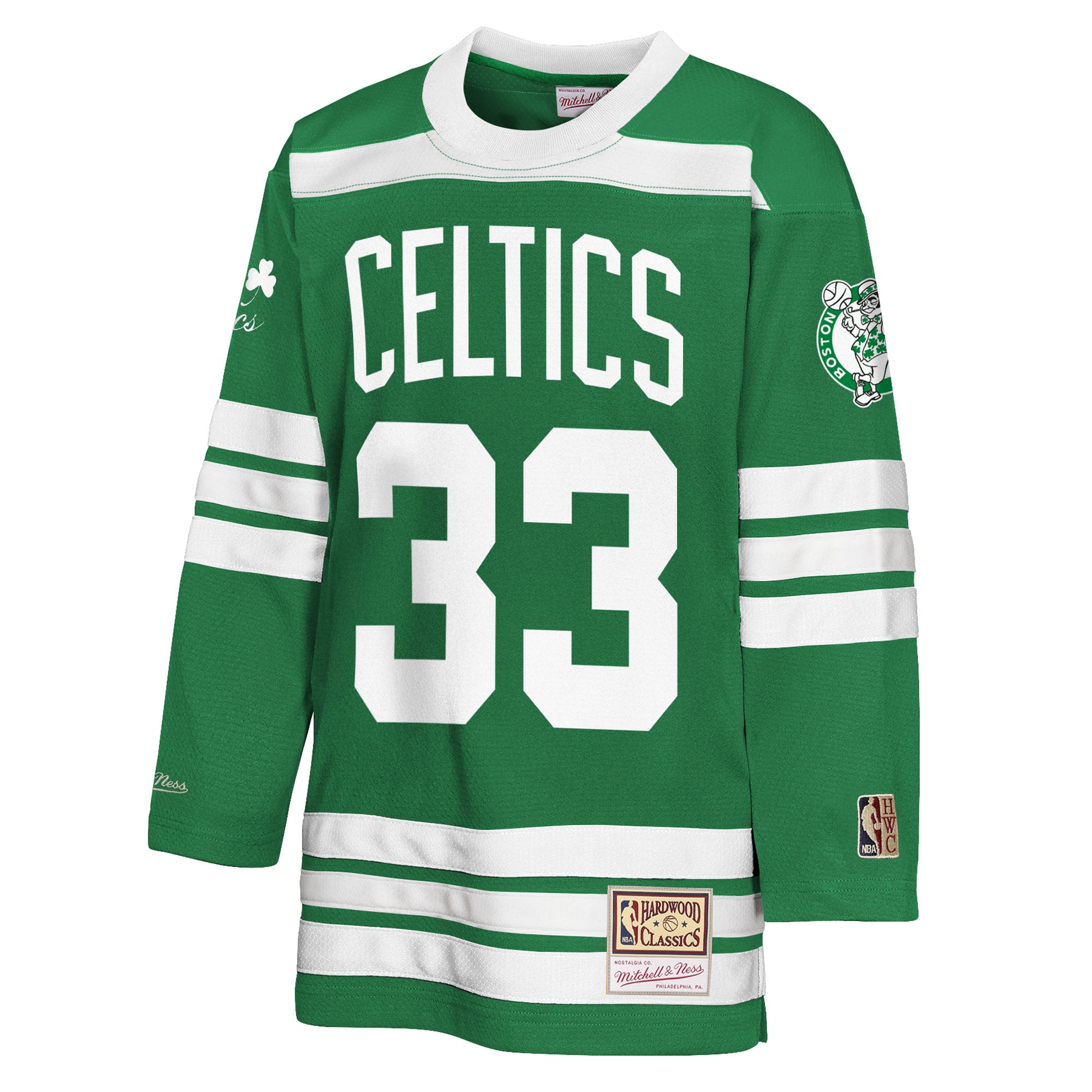 Larry Bird Boston Celtics Jersey Kelly Green NBA Youth Fan Wear