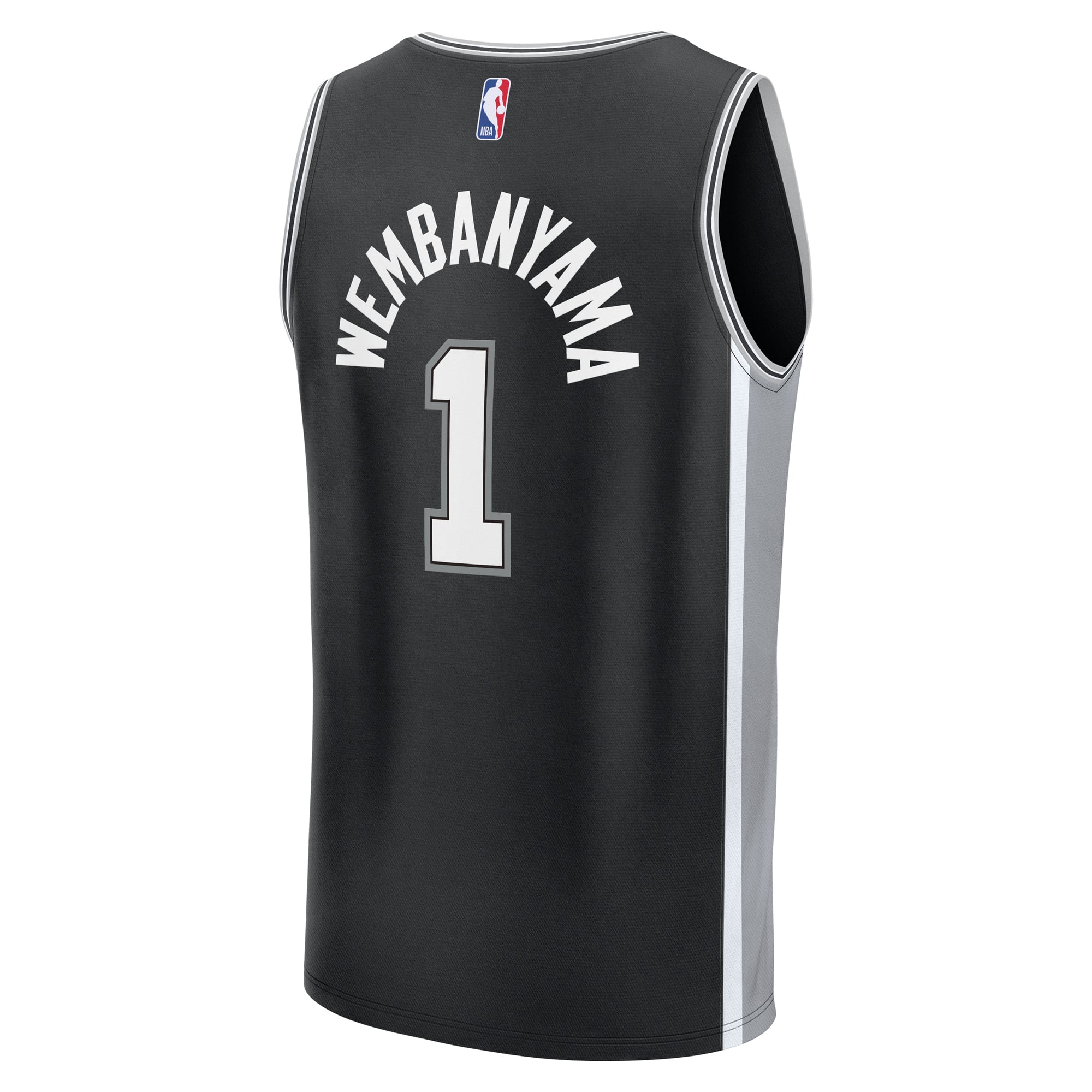 Victor Wembanyama San Antonio Spurs Player Jersey Black NBA Youth Fan Wear