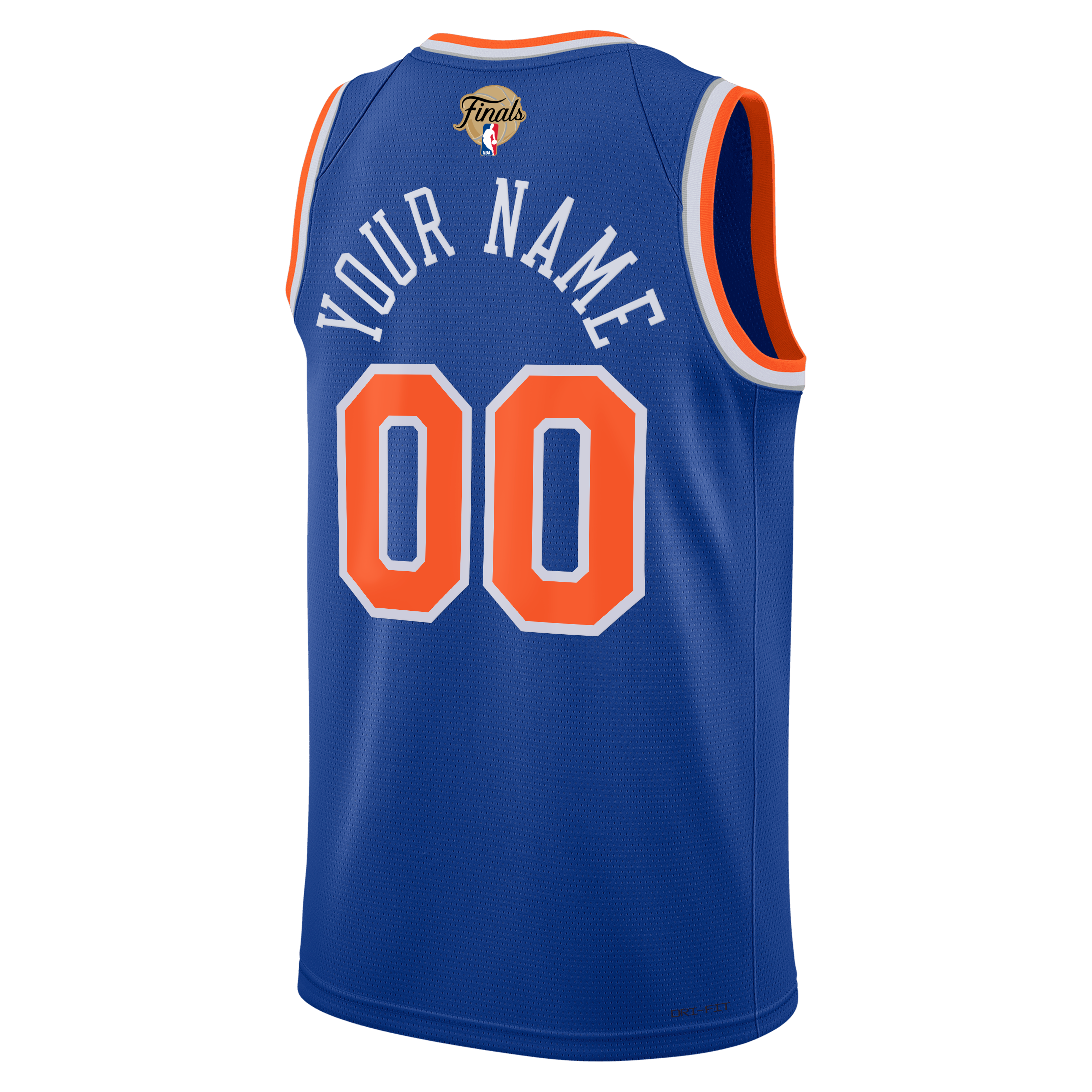 New York Knicks Swingman Jersey Blue NBA Women Fan Wear Custom Number