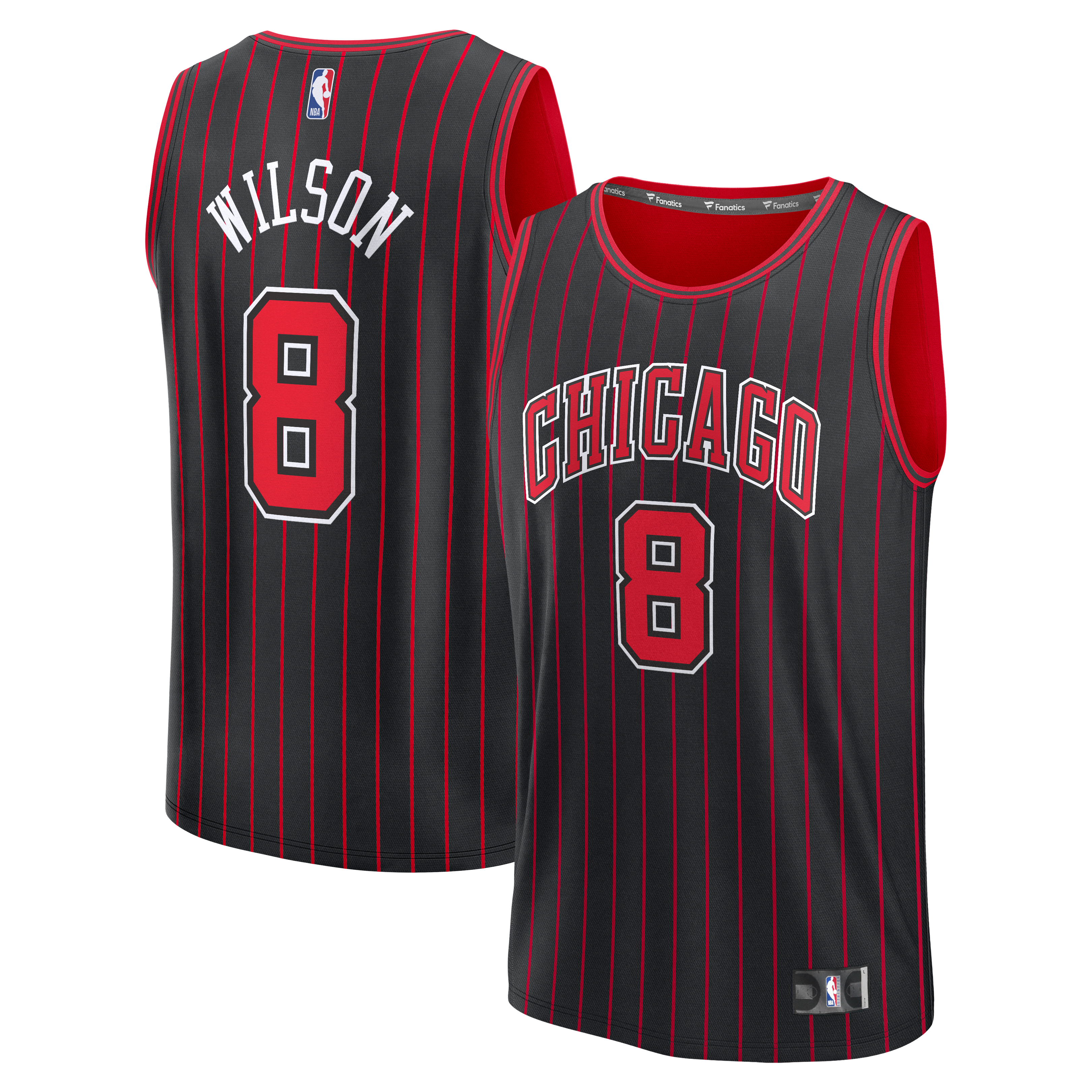 Caleb Wilson Chicago Bulls Statement Edition Jersey Black NBA Youth Fan Wear
