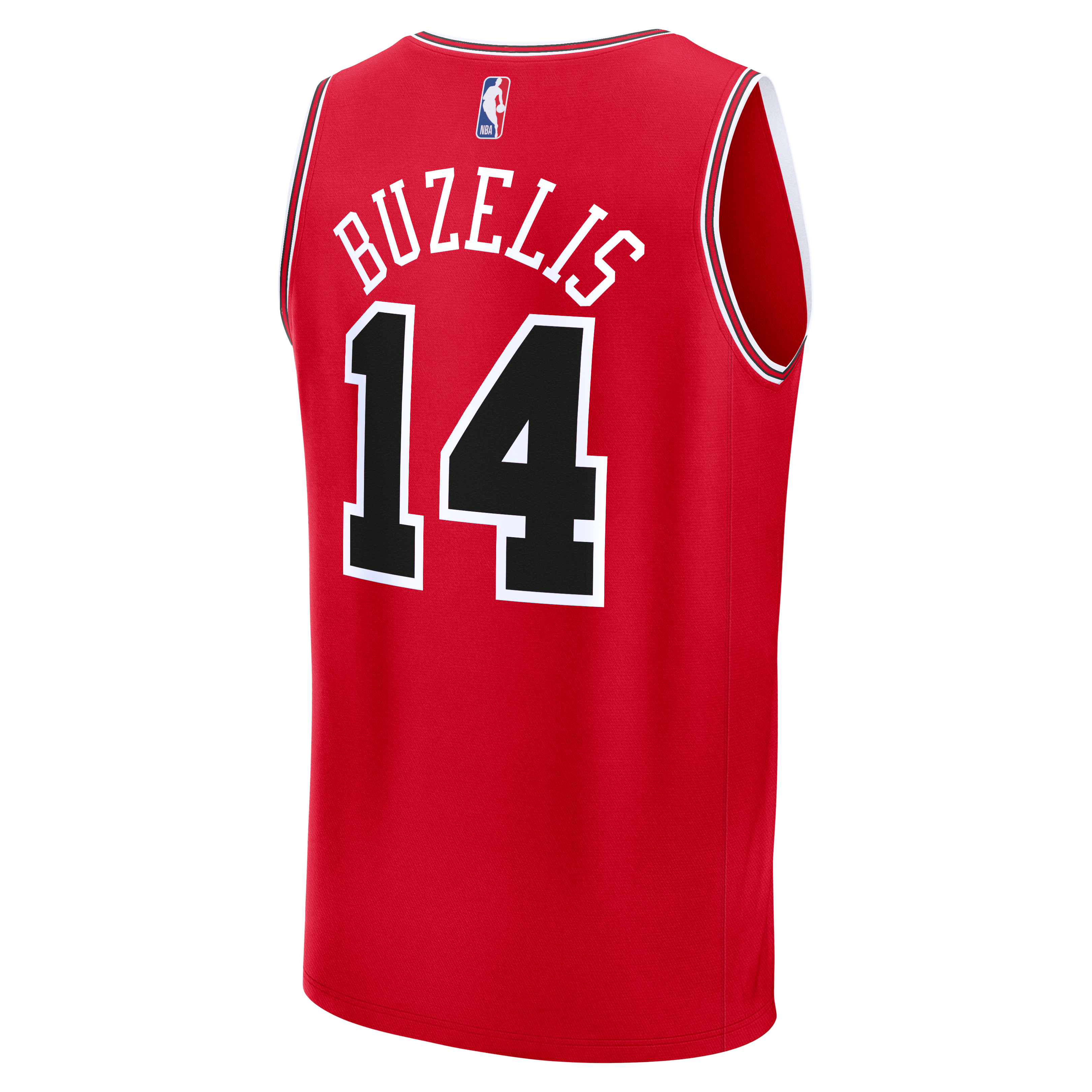 Matas Buzelis Chicago Bulls Fast Break Jersey Red NBA Women Fan Wear