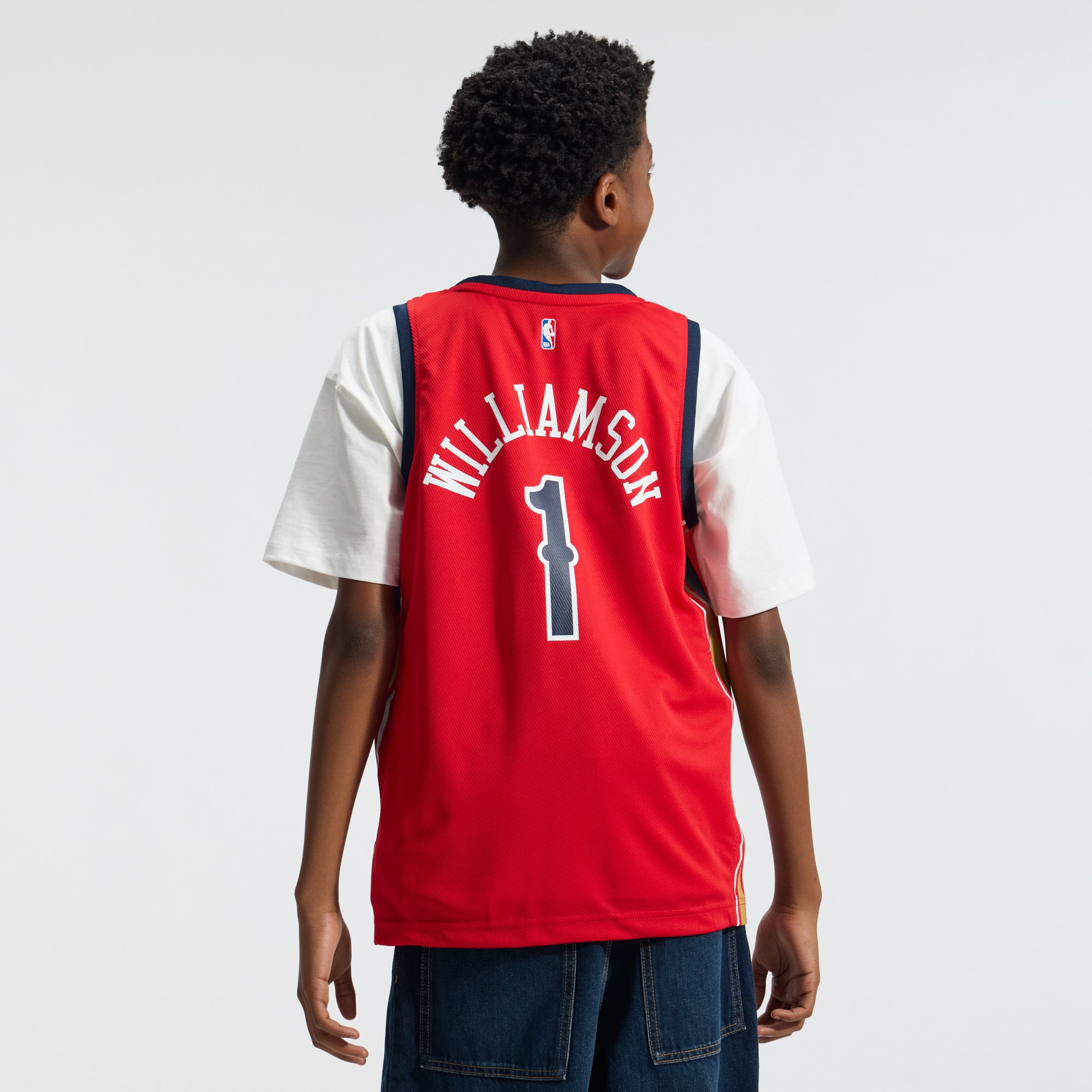 Zion Williamson New York Knicks Jersey Red NBA Women Fan Wear Zion Williamson