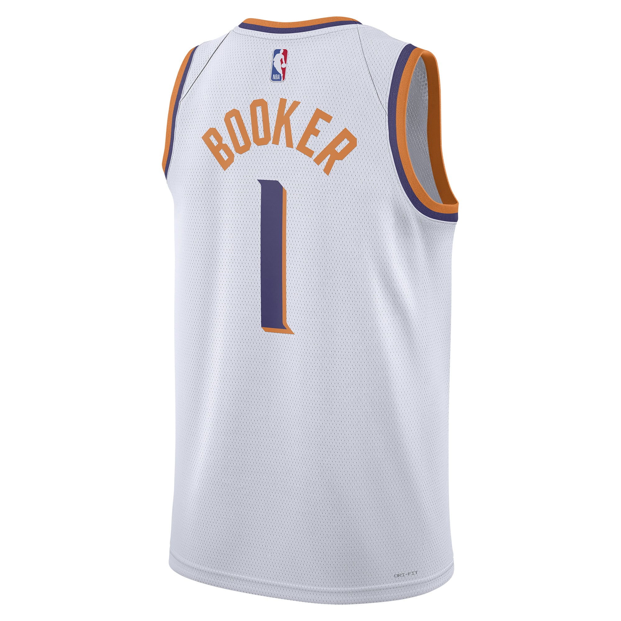 Devin Booker Phoenix Suns Jersey White NBA Women Fan Wear