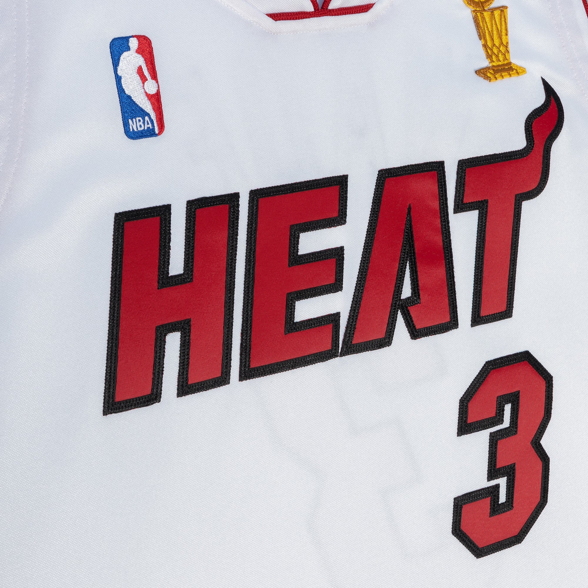 Dwyane Wade Miami Heat Jersey White NBA Youth Fan Wear