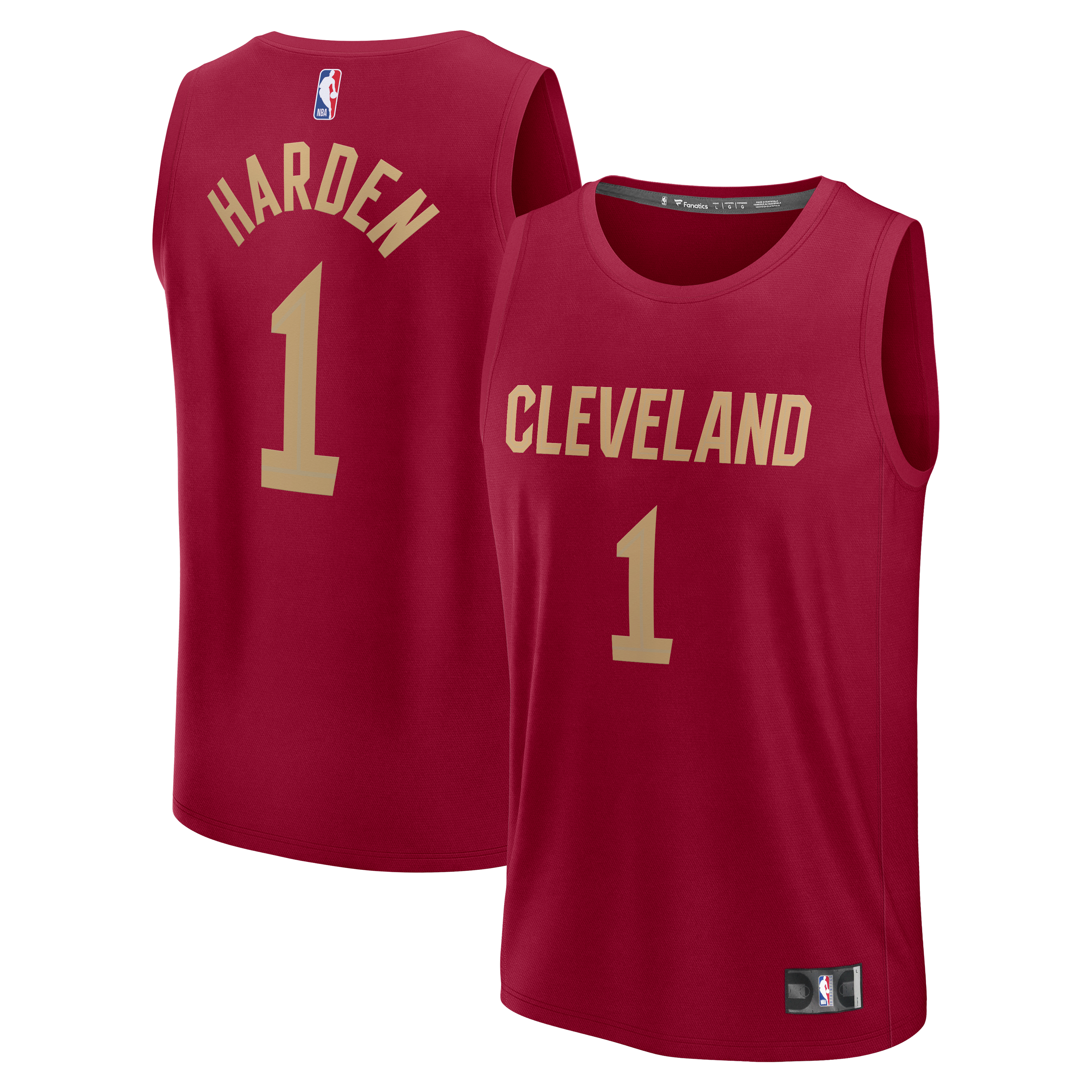 James Harden Cleveland Cavaliers Fast Break Jersey NBA Youth Fan Wear James Harden