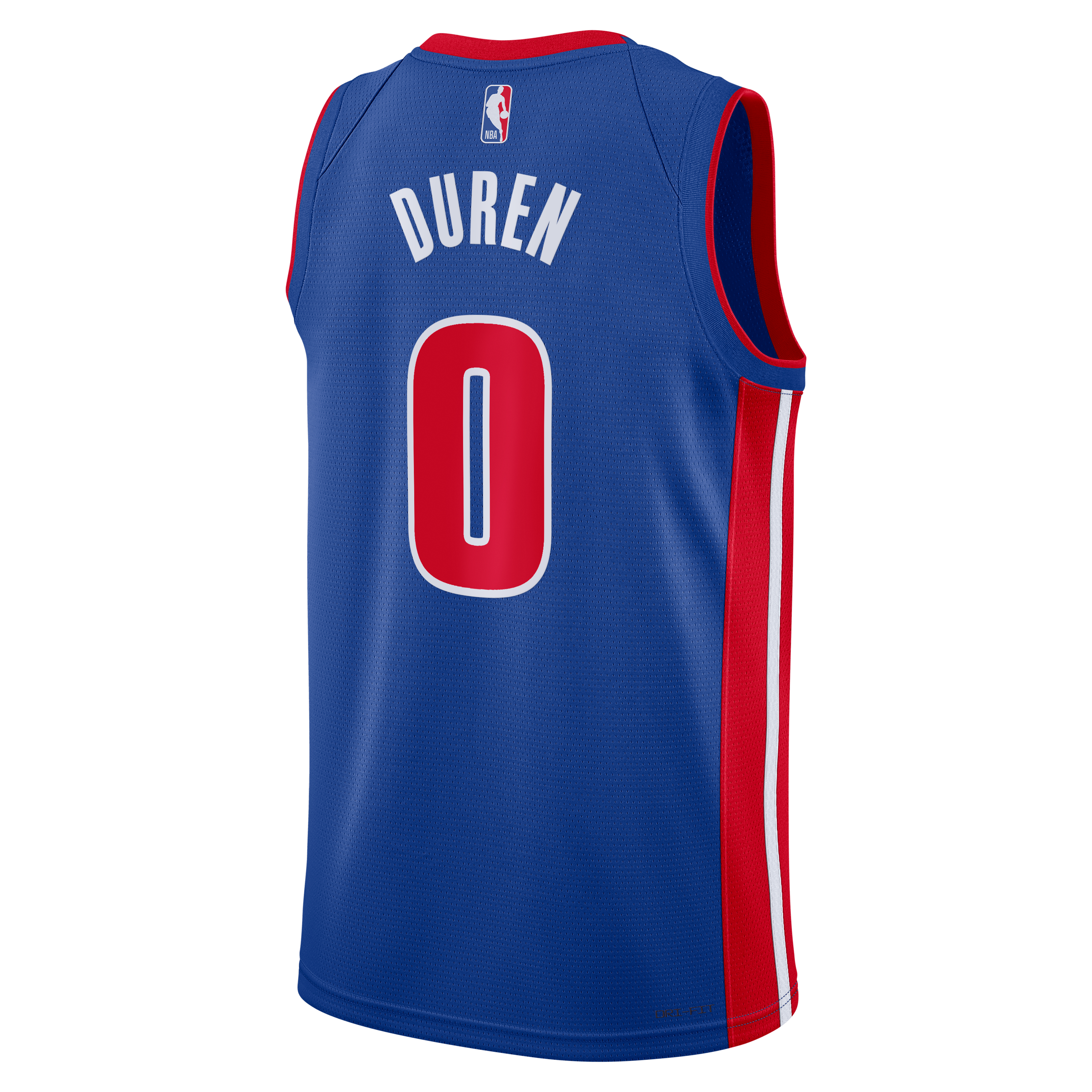 Jalen Duren Detroit Pistons Icon Edition Jersey Blue NBA Men Fan Wear Jalen Duren