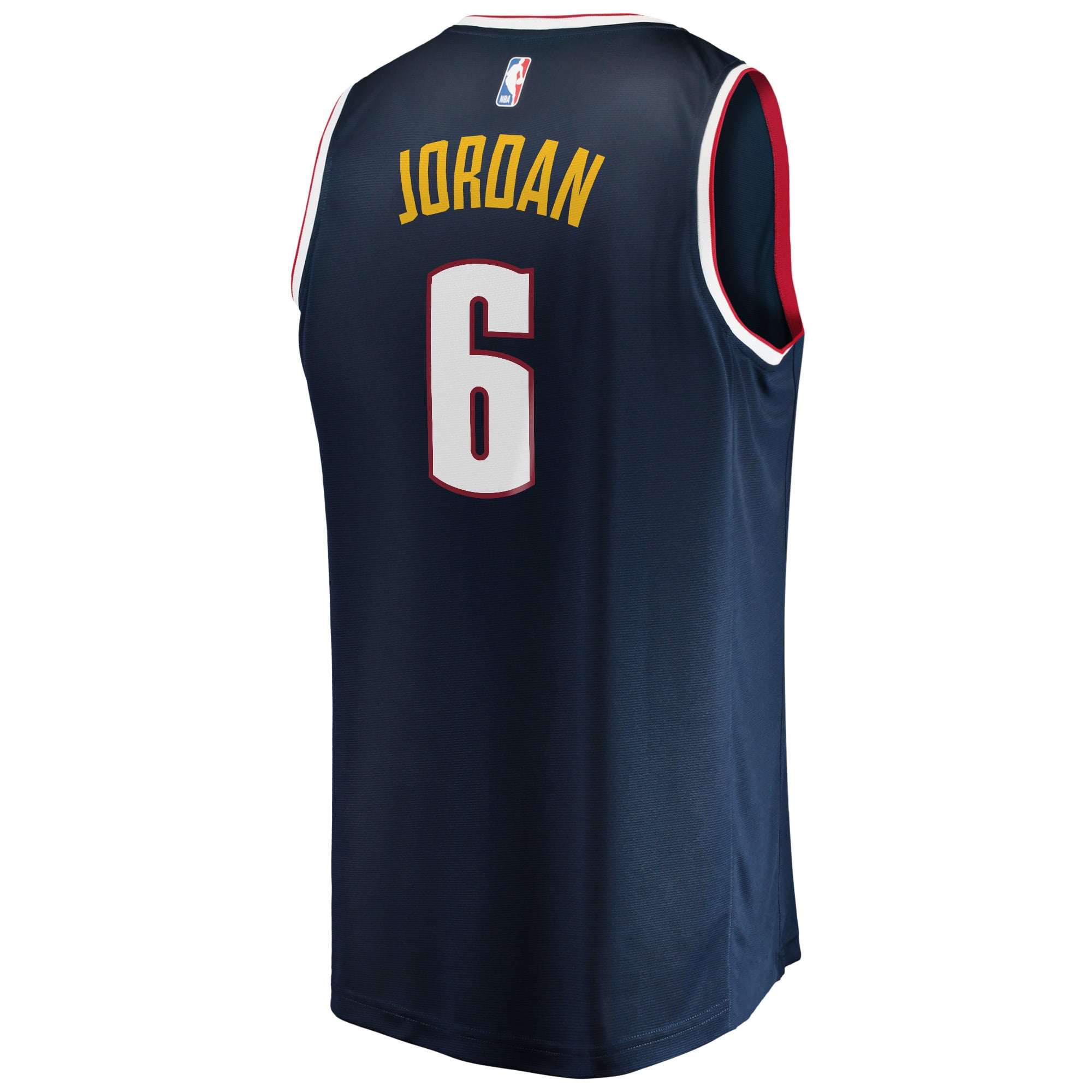 DeAndre Jordan Denver Nuggets Jersey Navy NBA Women Fan Wear DeAndre Jordan