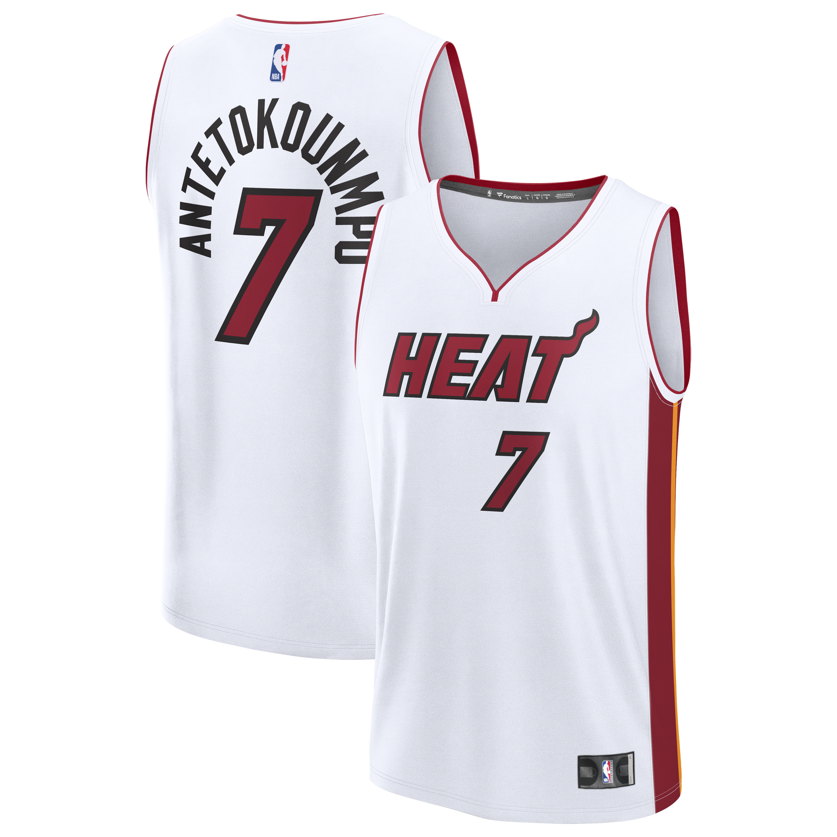 Giannis Antetokounmpo Miami Heat Jersey NBA Women Fan Wear