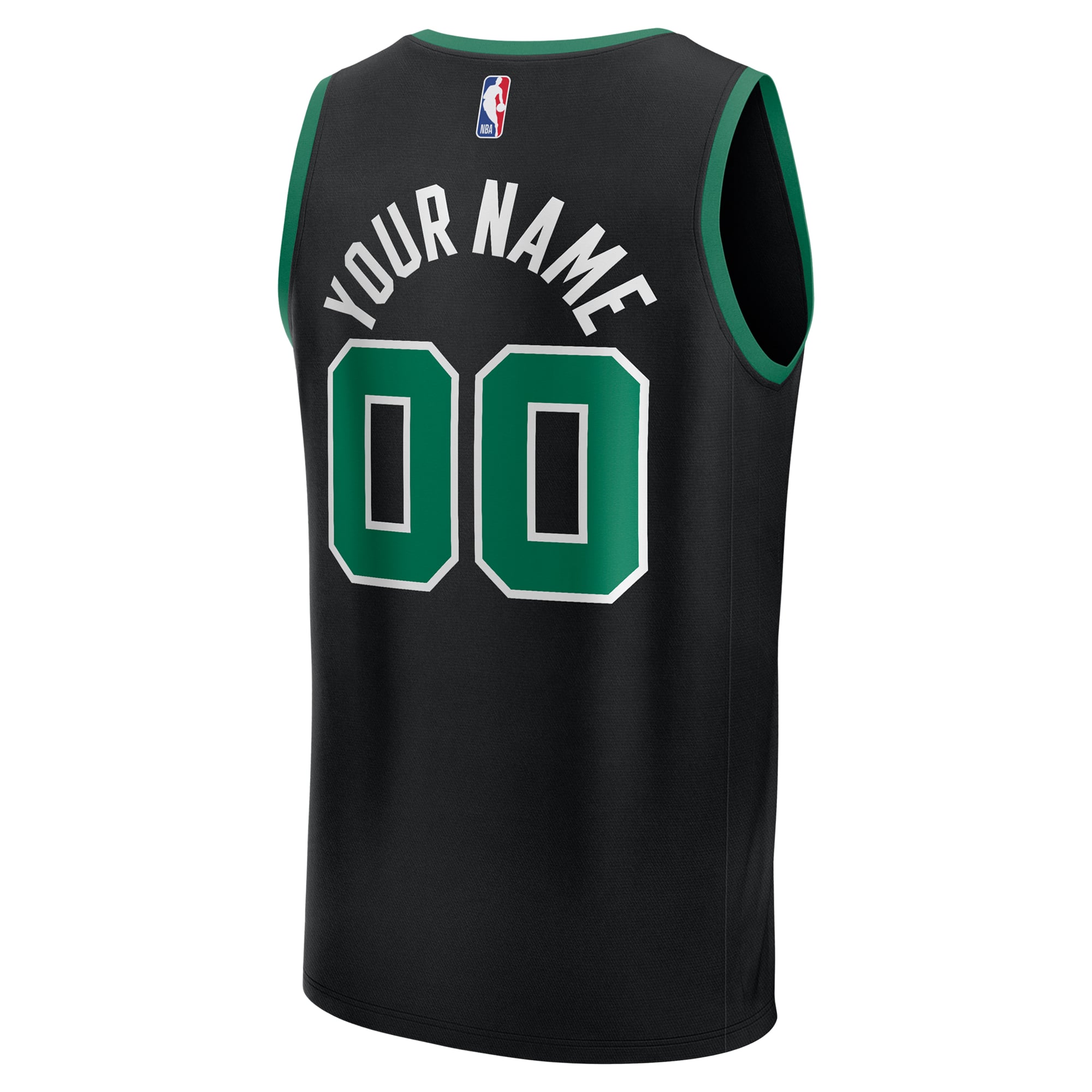 Boston Celtics Statement Edition Jersey Black NBA Men Fan Wear Custom Number