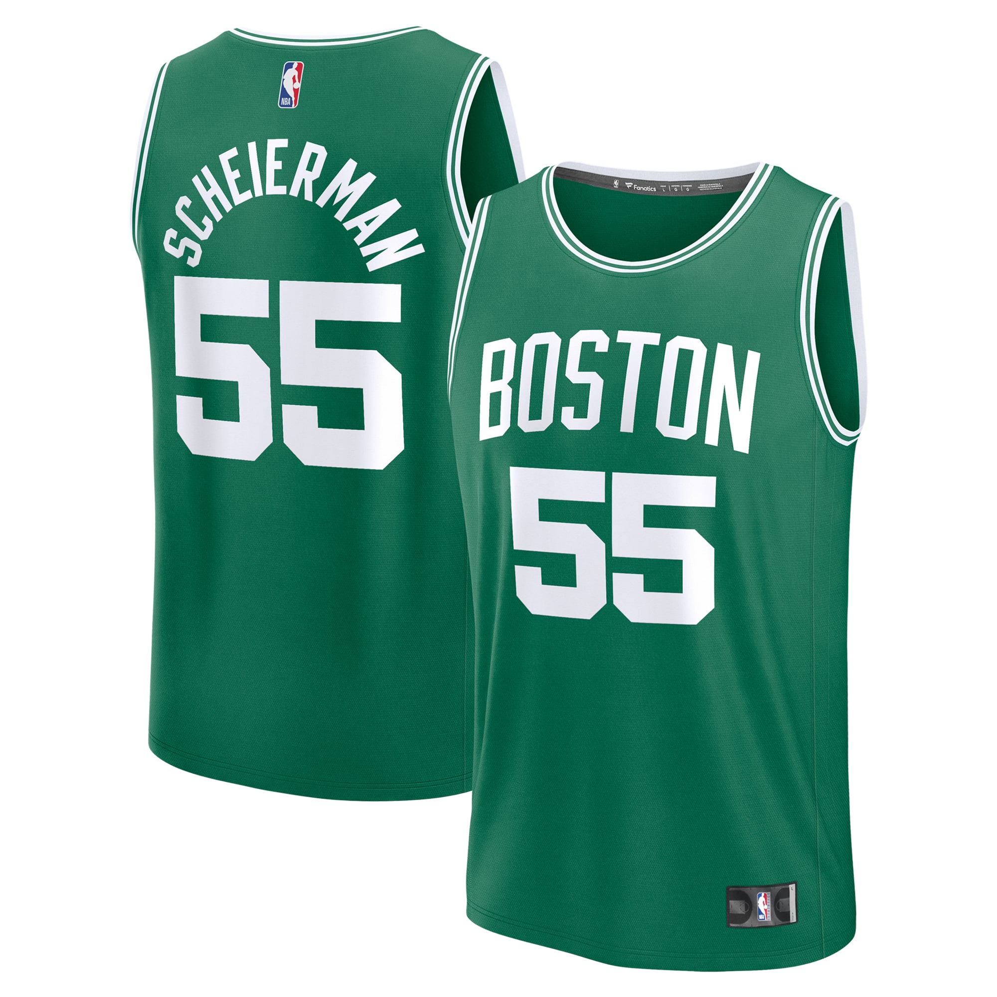 Baylor Scheierman Boston Celtics Draft Jersey Kelly Green NBA Men Fan Wear