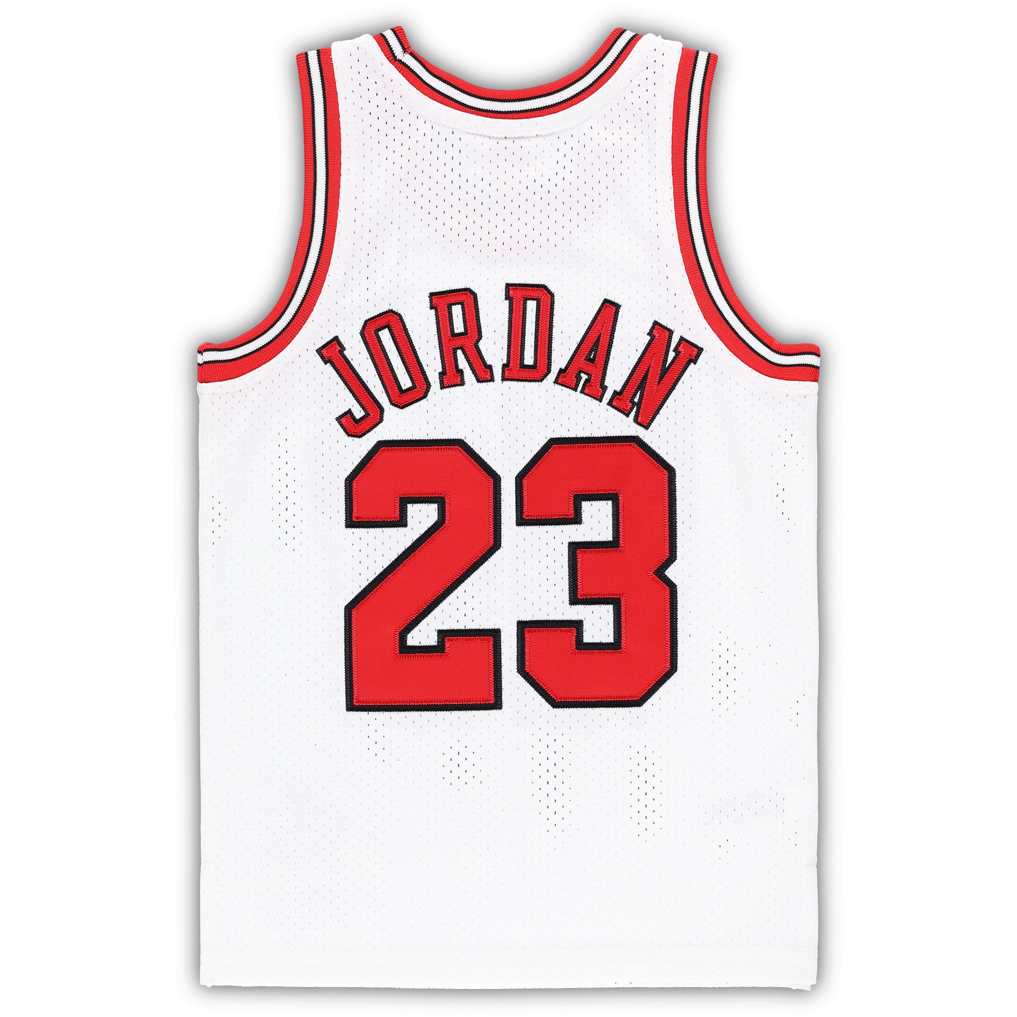 Michael Jordan Chicago Bulls Hardwood Classics Jersey White NBA Youth Fan Wear