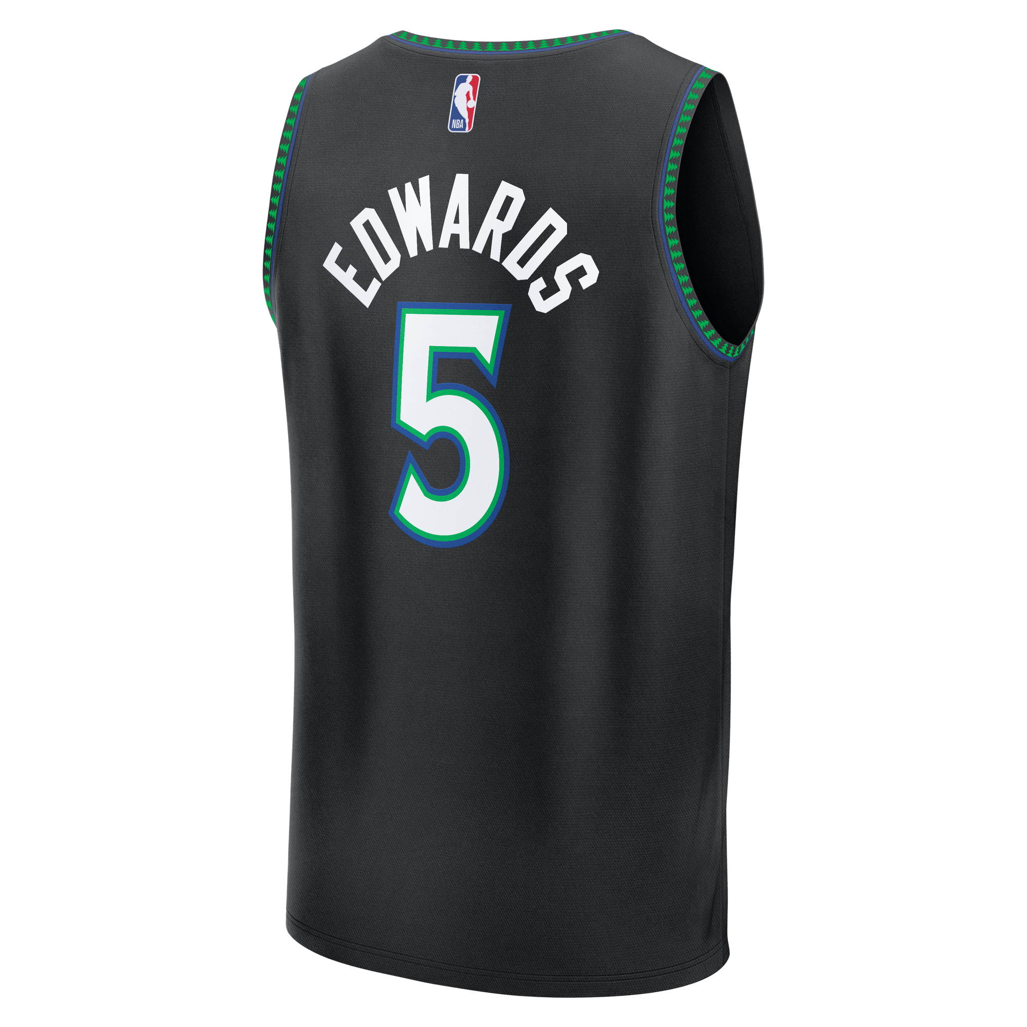 Anthony Edwards Minnesota Timberwolves Fast Break Jersey Black NBA Men Fan Wear Anthony Edwards