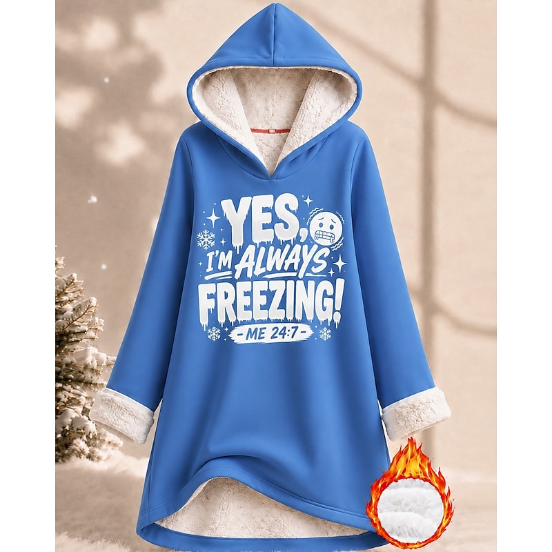 Women's Pullover Hoodie Sweatshirt Print Graphic Animal Warm Fashion Modern Long Sleeve Hooded Long Tops Casual Street Blue Light Pink Pink Red Gray F